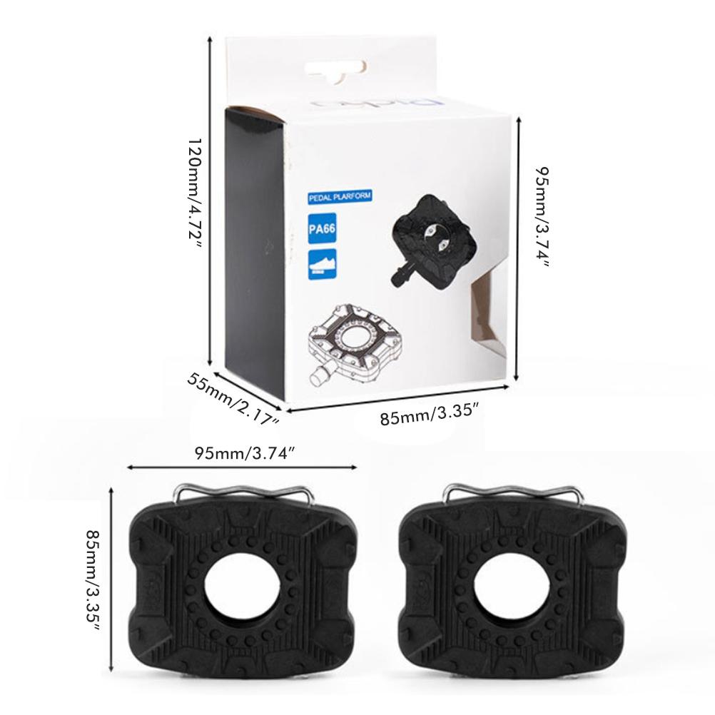 Paar Pedaladapter, Umrüstsätze Von Klickpedalen Auf Flatpedale, Für Rennräder