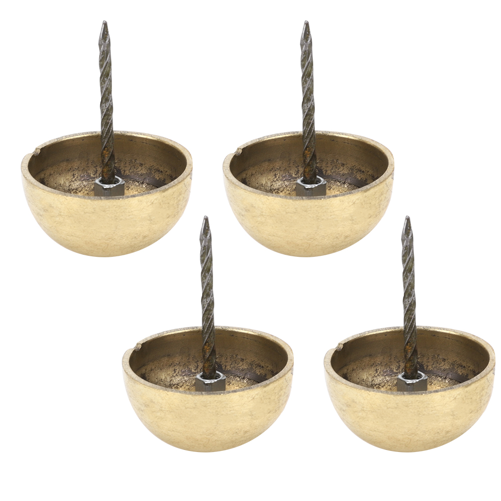 Stück Antike Messing-polsternägel Mit Rundem Kopf, Dekorative Sofamöbel-accessoires, 3 Cm–6 Cm, 4 Cm