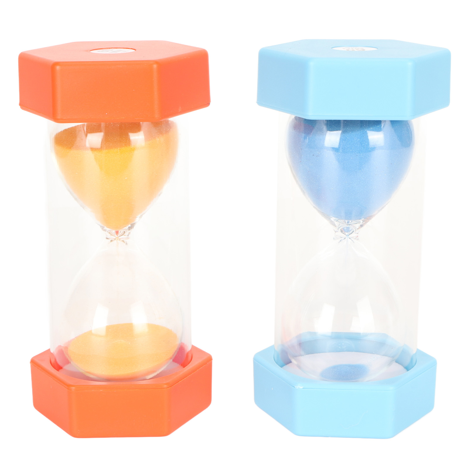 60-minuten-sanduhr, 2-teiliges Glas-timer-set Für Kinderspiele, Klassenzimmer, Zuhause, Küche, Büro