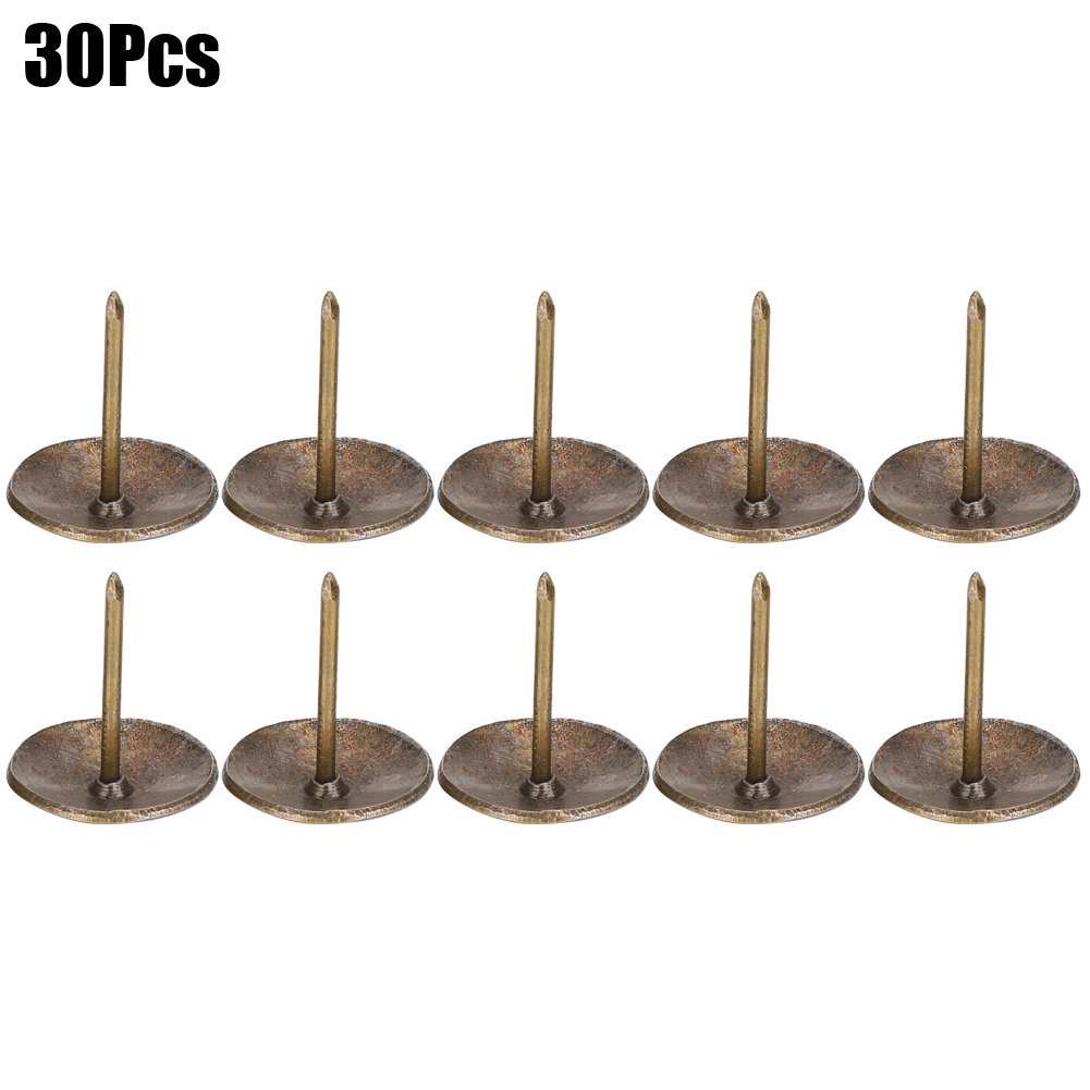 30 Polsternägel Mit Schildkrötenpanzermuster Für Diy-sofadekoration, Bekleidungsaccessoires, Eisen, 19 Mm