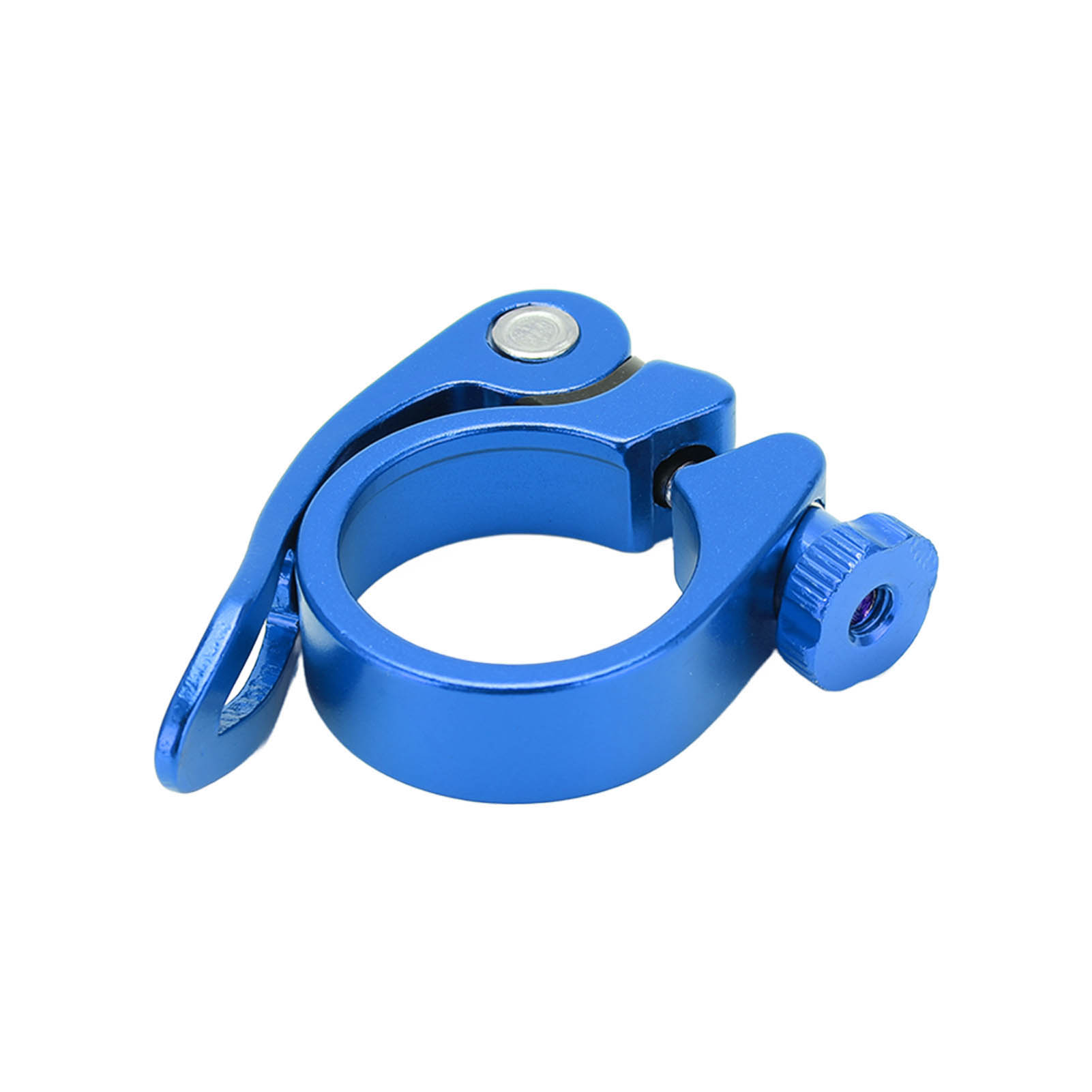 Bolany 31,8 Mm Mountainbike-sattelklemme Mit Schnellverschluss – Blaue Sattelrohrklemme