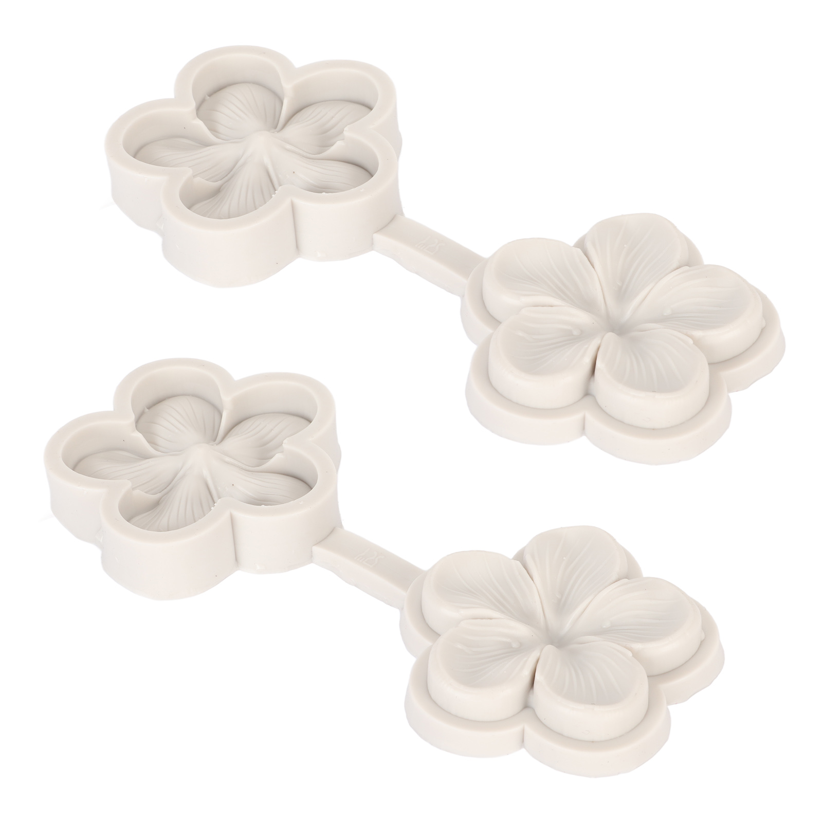 2-teilige Silikon-fondantform, Blumenform, Lebensmittelecht, Mikrowellengeeignet, Vielseitig Verwendbar, Für Schokolade, Kuchen, Diy-seife