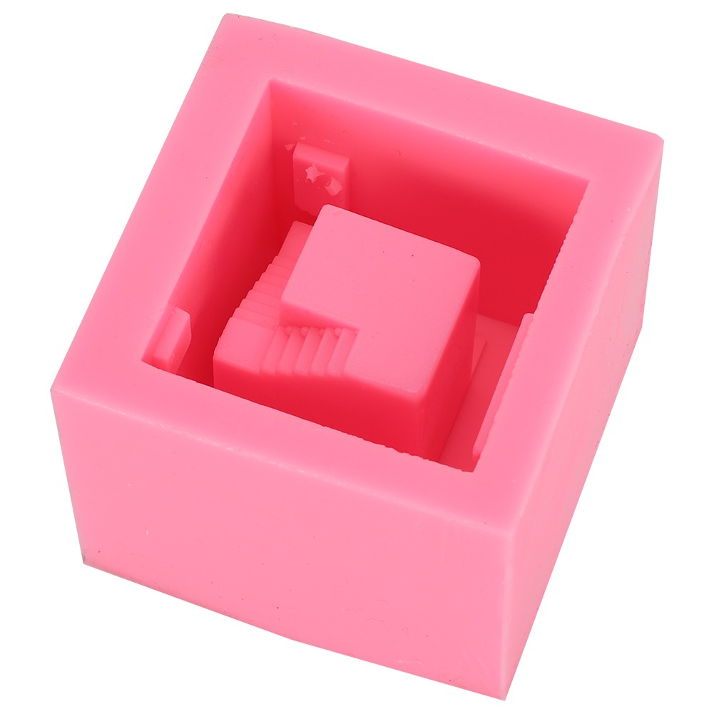Hausförmige Silikonform Für Kuchen, Seife, Blumentöpfe, Betonformen, Diy-wohnaccessoires Bk2082