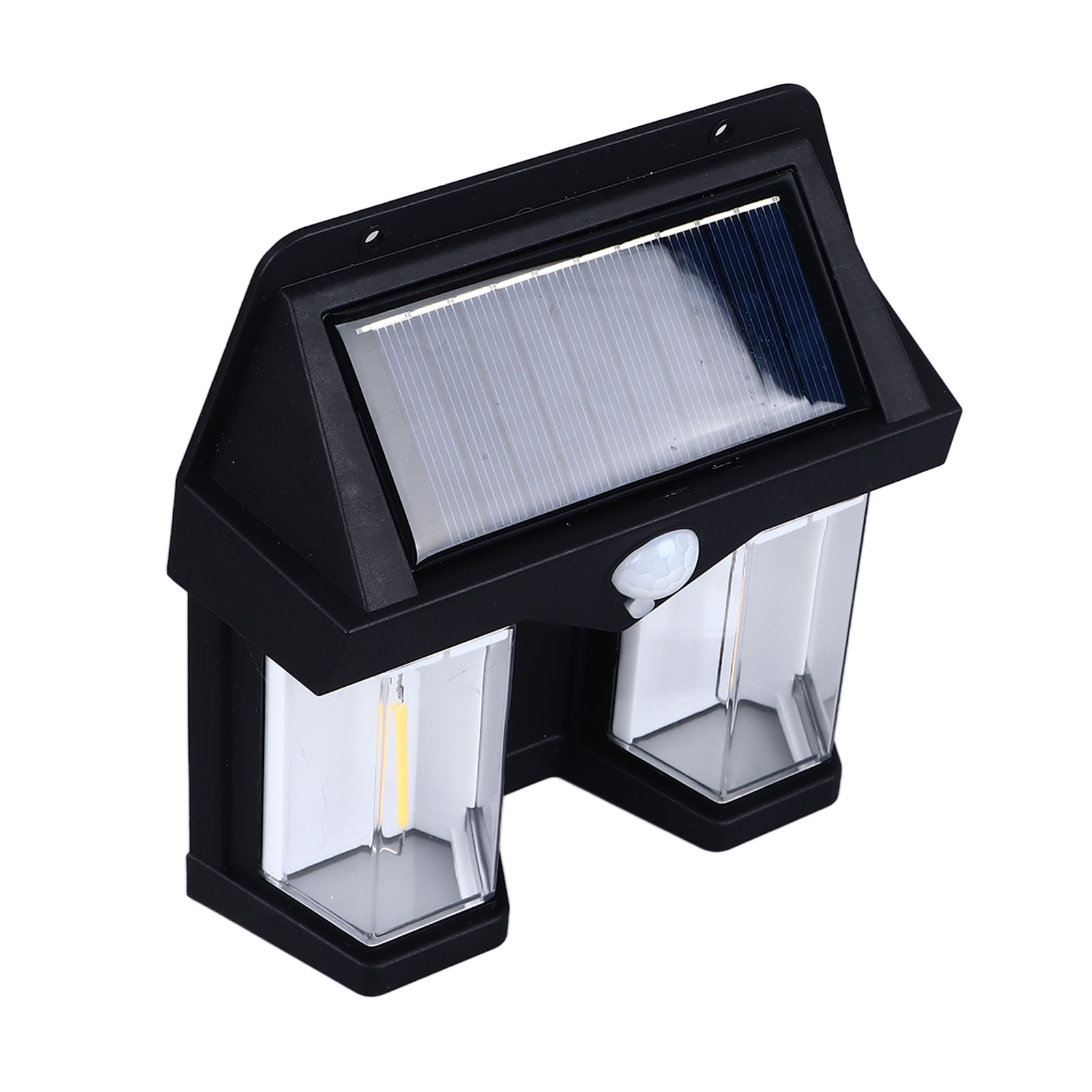 Solar-wandleuchte Für Den Außenbereich, Glühlampe, Warmes Licht, Wasserdicht