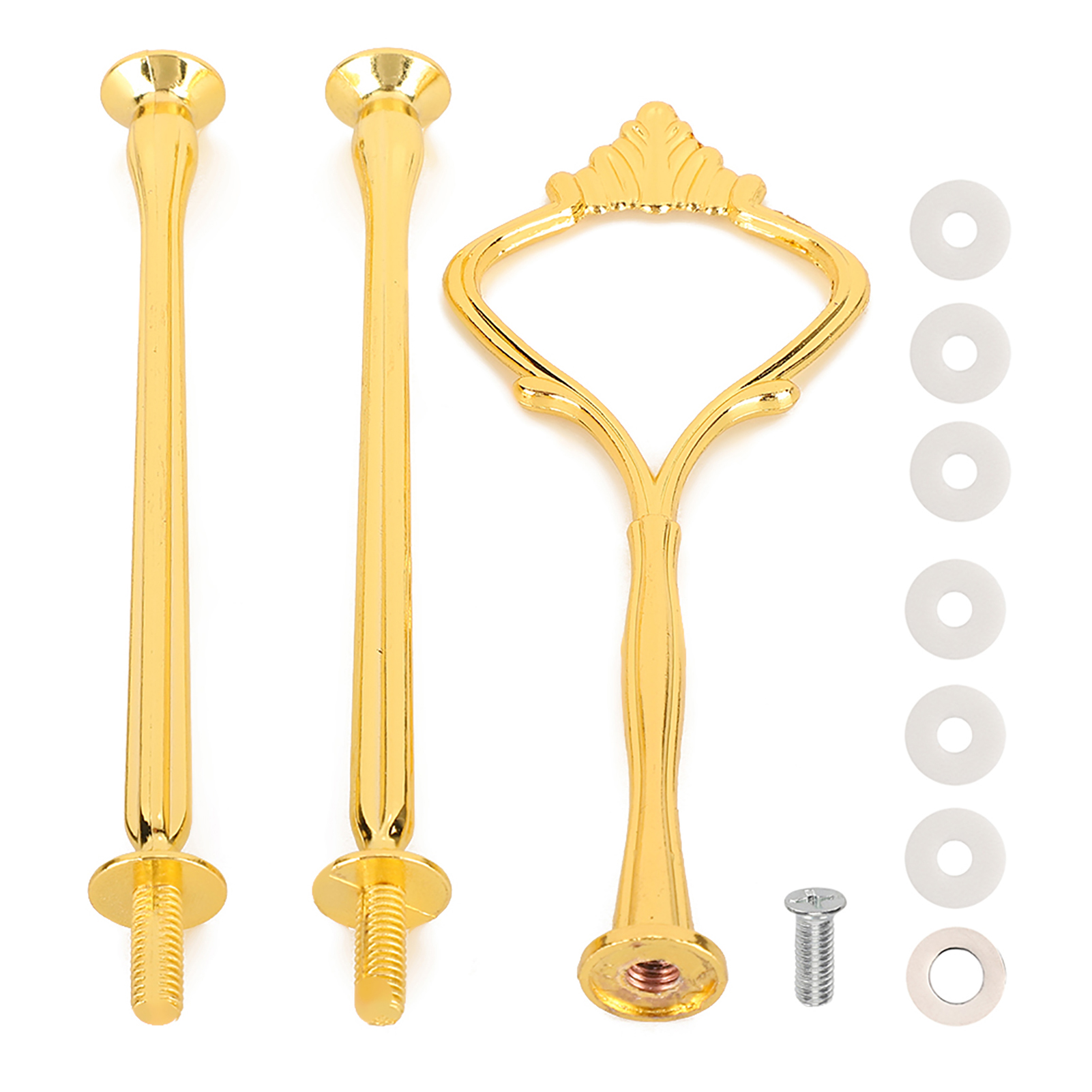 Diy-edelstahl-regal, 3-stöckiges Gestell Mit Schrauben Und Dichtungen