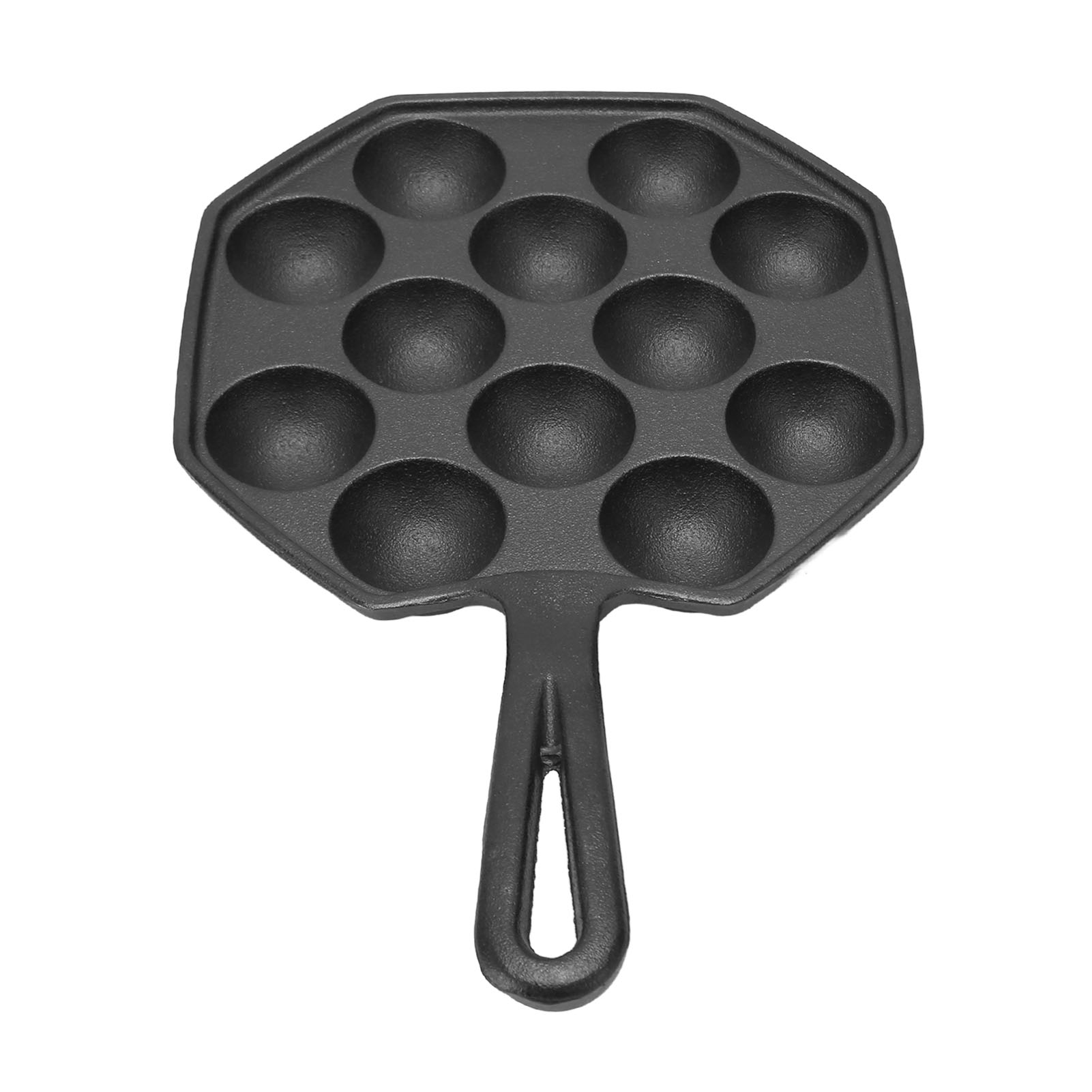 Antihaft-gusseisenpfanne Mit 12 Mulden Für Takoyaki