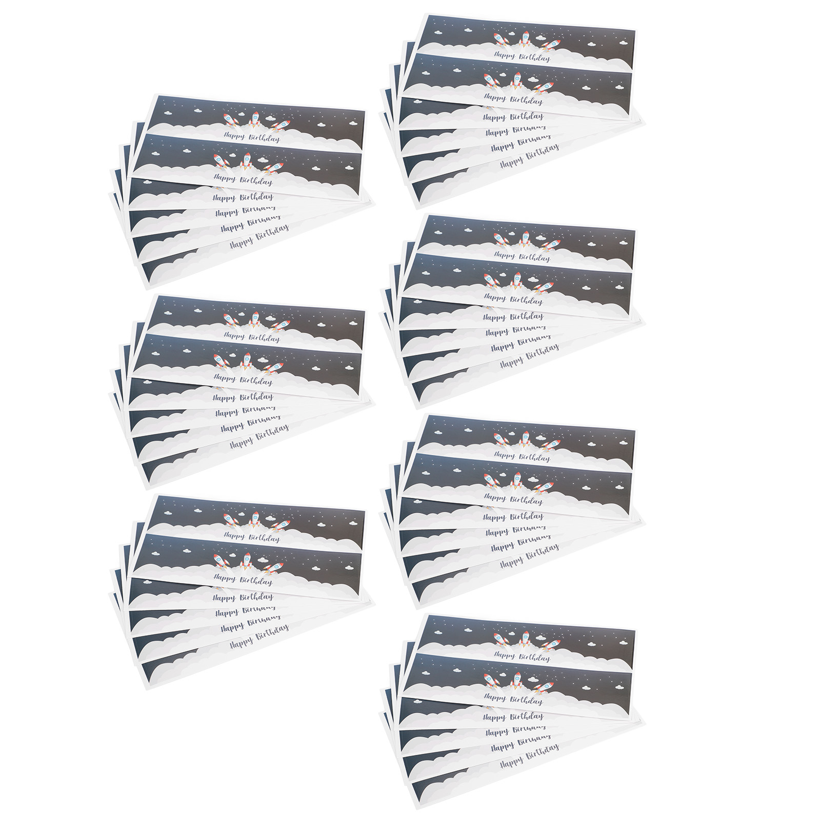 Set Mit 70 Selbstklebenden Etiketten Mit Weltraummotiven, Wasserfestes Papier Für Wasserflaschen, Personalisierbar Für Geburtstage