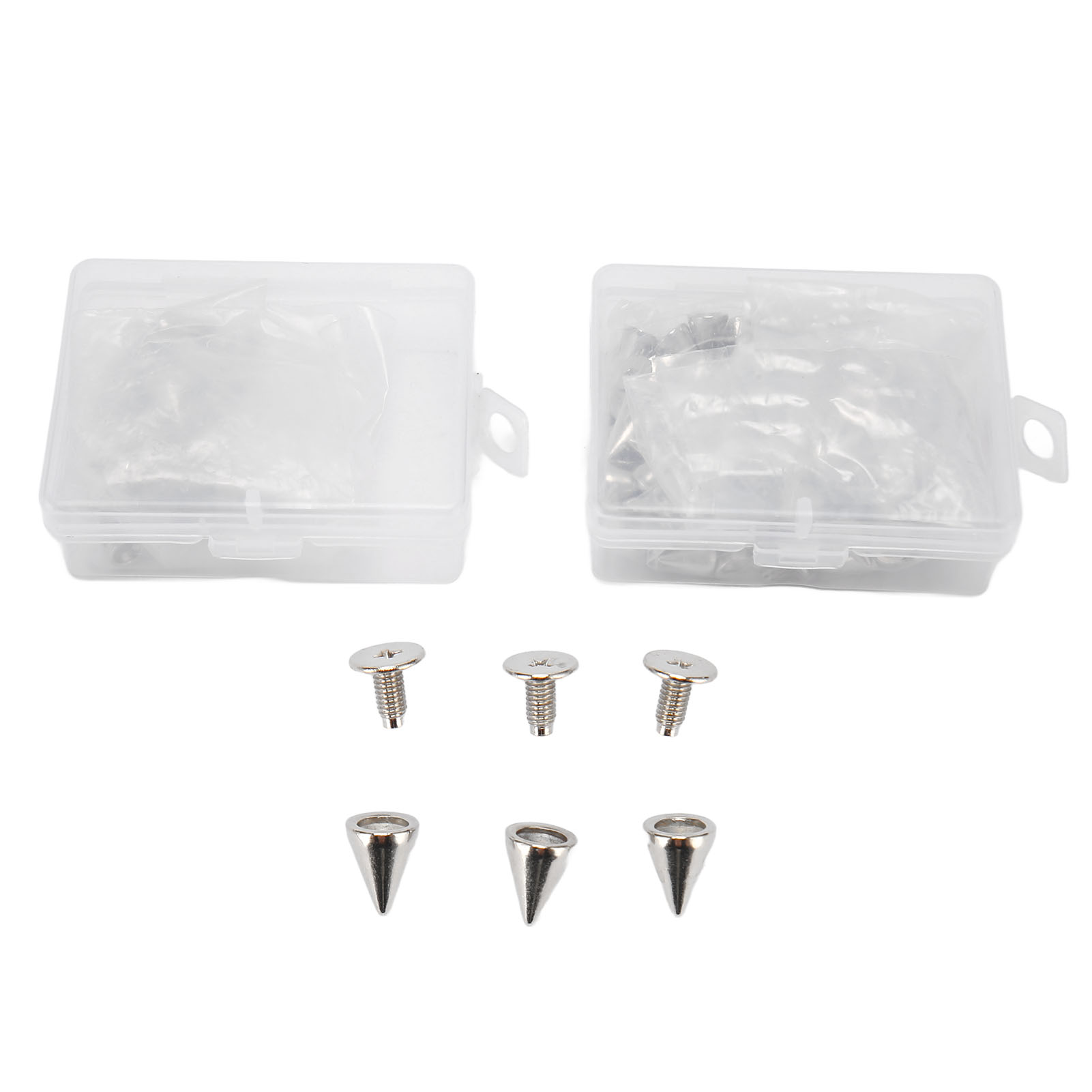 Packung Mit 100 Galvanisierten Reißnägeln Aus Kohlenstoffstahl, Stabile Kegel, Die Sich Leicht Anbringen Lassen, Ideal Für Gürtel Und Diy-kleidung