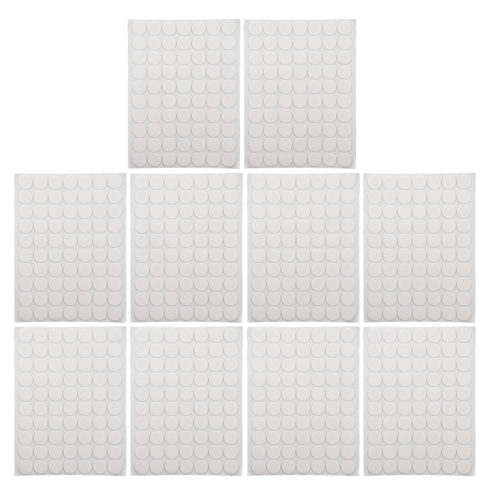 Packung Mit 700 Transparenten, 20 Mm Großen, Selbstklebenden Punkten, Doppelseitig Mit Starker Haftung, Vielseitig Einsetzbar Für Papier, Glas Und Leder.