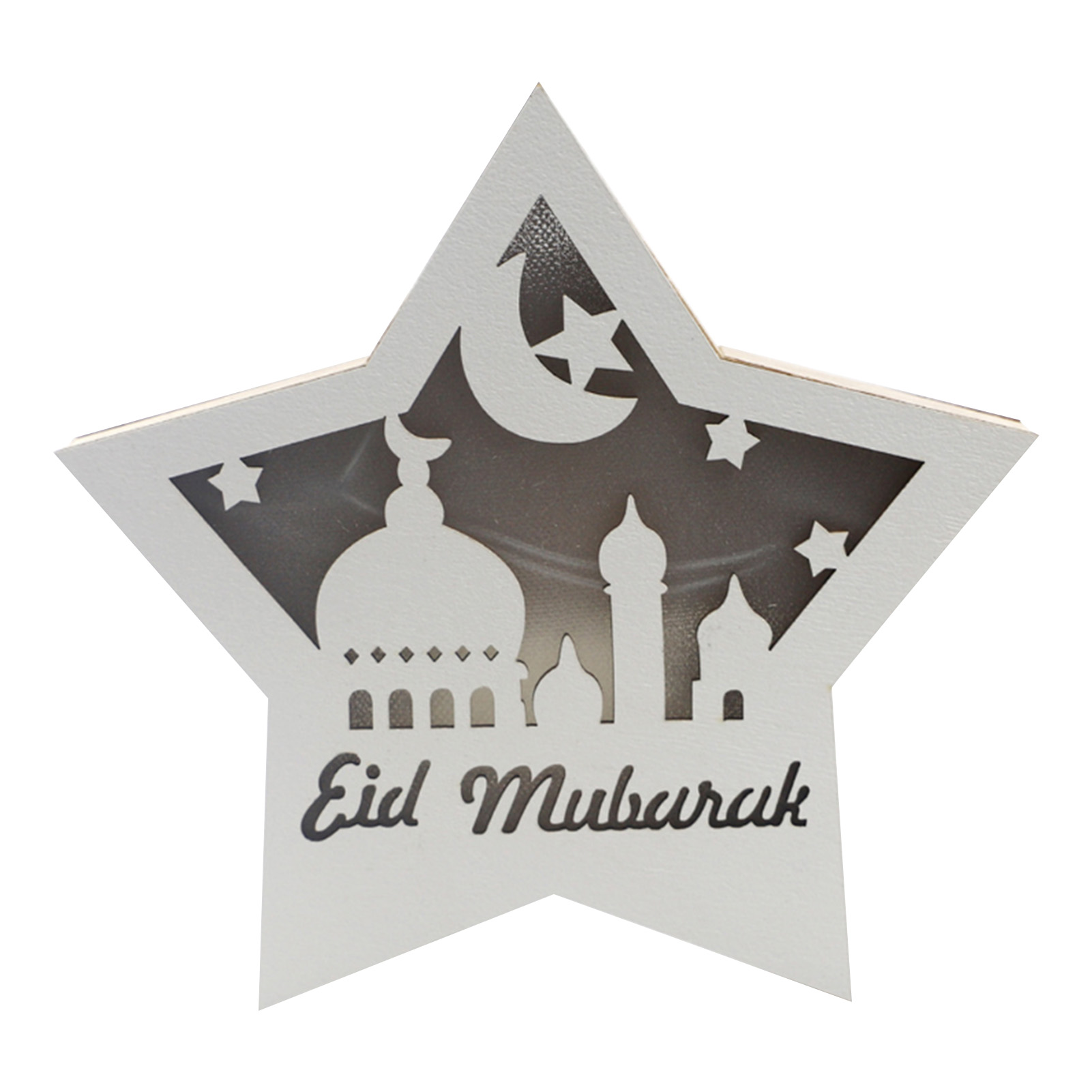 Tragbare Led-buchsbaumlampe Für Ramadan, Eid, Sternen-mubarak, Lichterkette Für Weihnachtsbaum Und Garten, Partydeko, Außendekoration