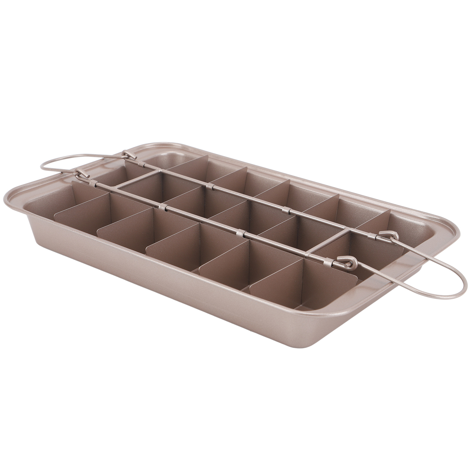 Dicke, Quadratische Backform Aus Edelstahl Mit Antihaftbeschichtung, Ideal Für Brownies, Cupcakes Und Brot.