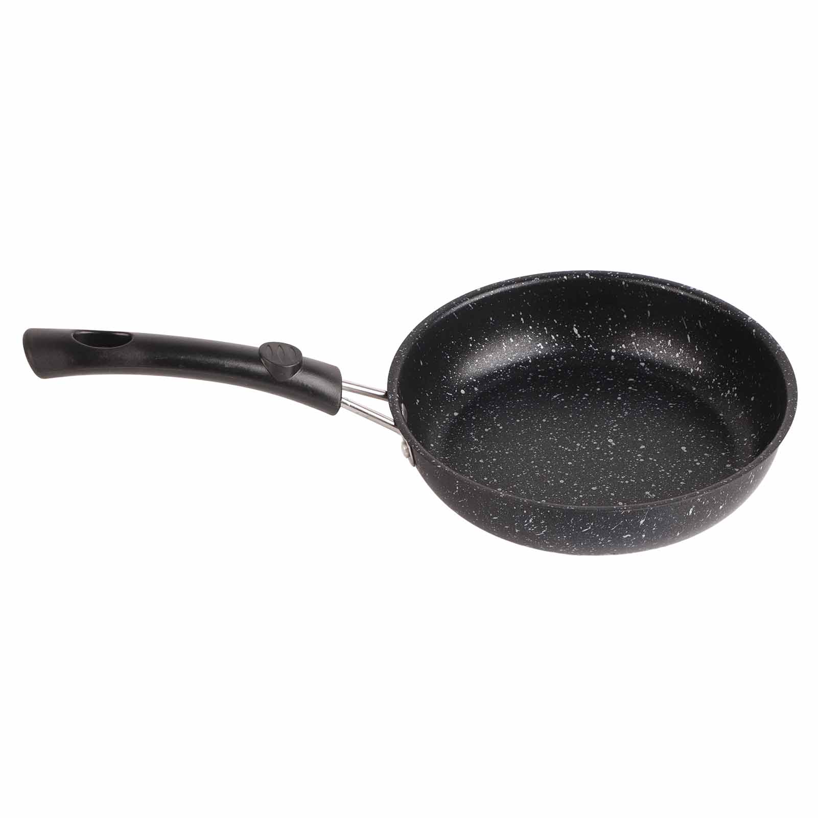 Edelstahl-bratpfanne, Ergonomischer Griff, Schnelle Und Gleichmäßige Wärmeverteilung, Antihaftbeschichtet, Für Speck, Steak, Zwiebeln, 16 Cm