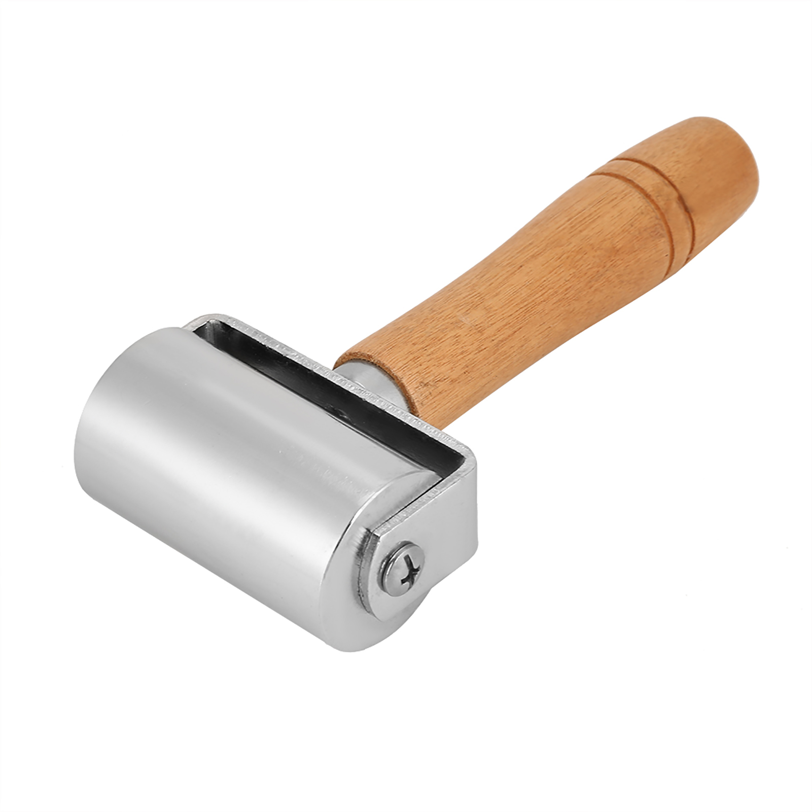 Lederroller Mit Griff Aus Holz Und Kohlenstoffstahl, 6 Cm Markierwerkzeug