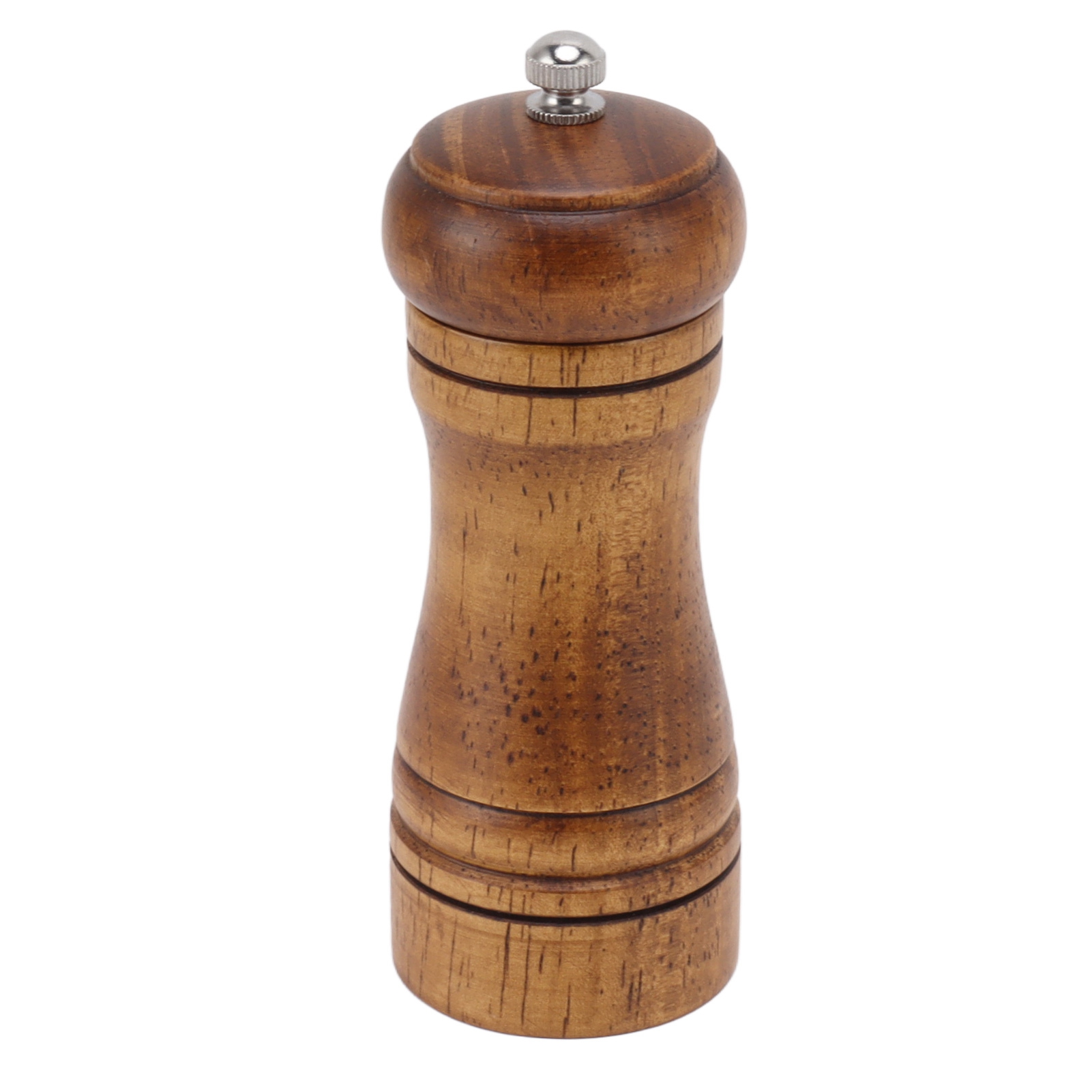 Professionelle Pfeffermühle Aus Holz, Mahlgrad Einstellbar, Keramikmahlwerk, Für Salz Und Pfeffer, Für Den Hausgebrauch, 14,3 X 5,5 Cm