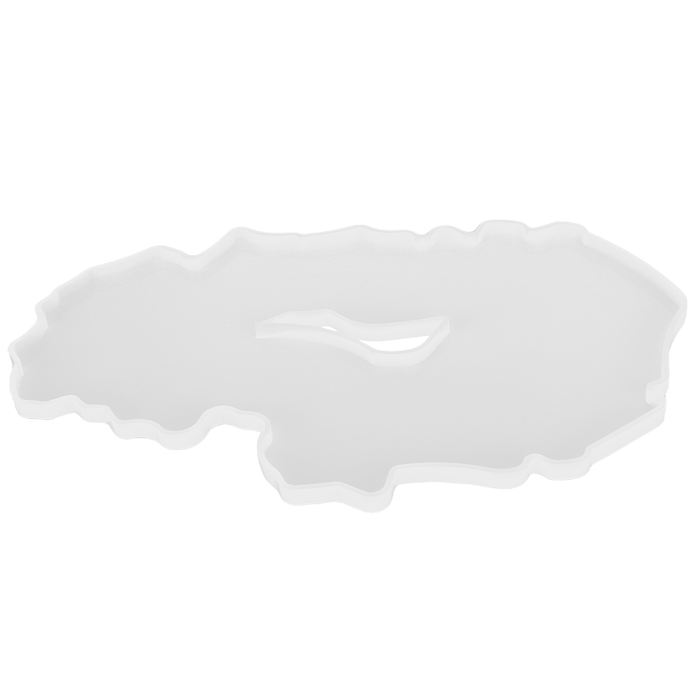 Diy-silikonform-untersetzer-set, Teetablettform Aus Kunstharz, Dekorative Bastelidee