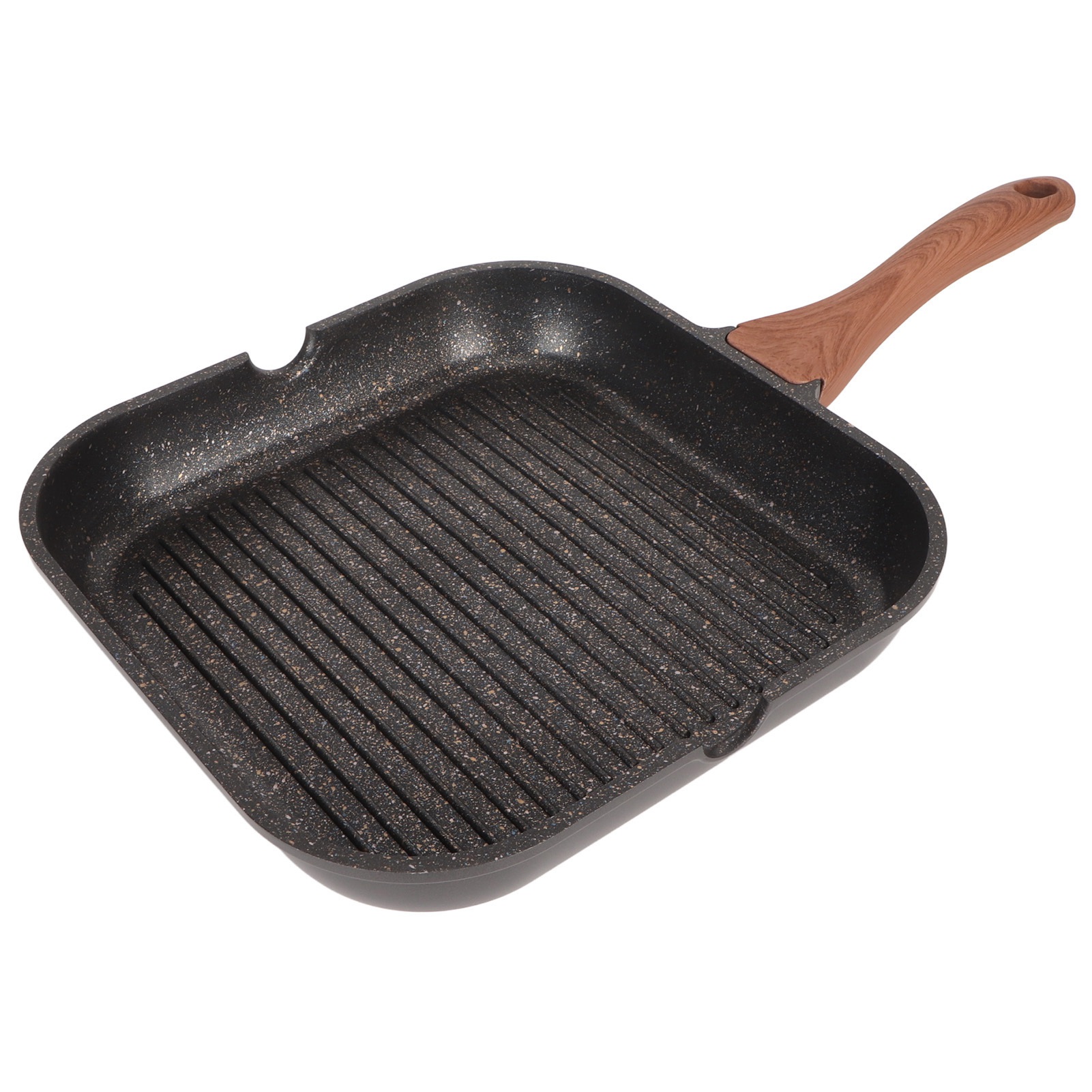 Quadratische Aluminium-grillpfanne Für Induktionsherde, Antihaftbeschichtete Pfanne Für Selbstgemachte Steaks