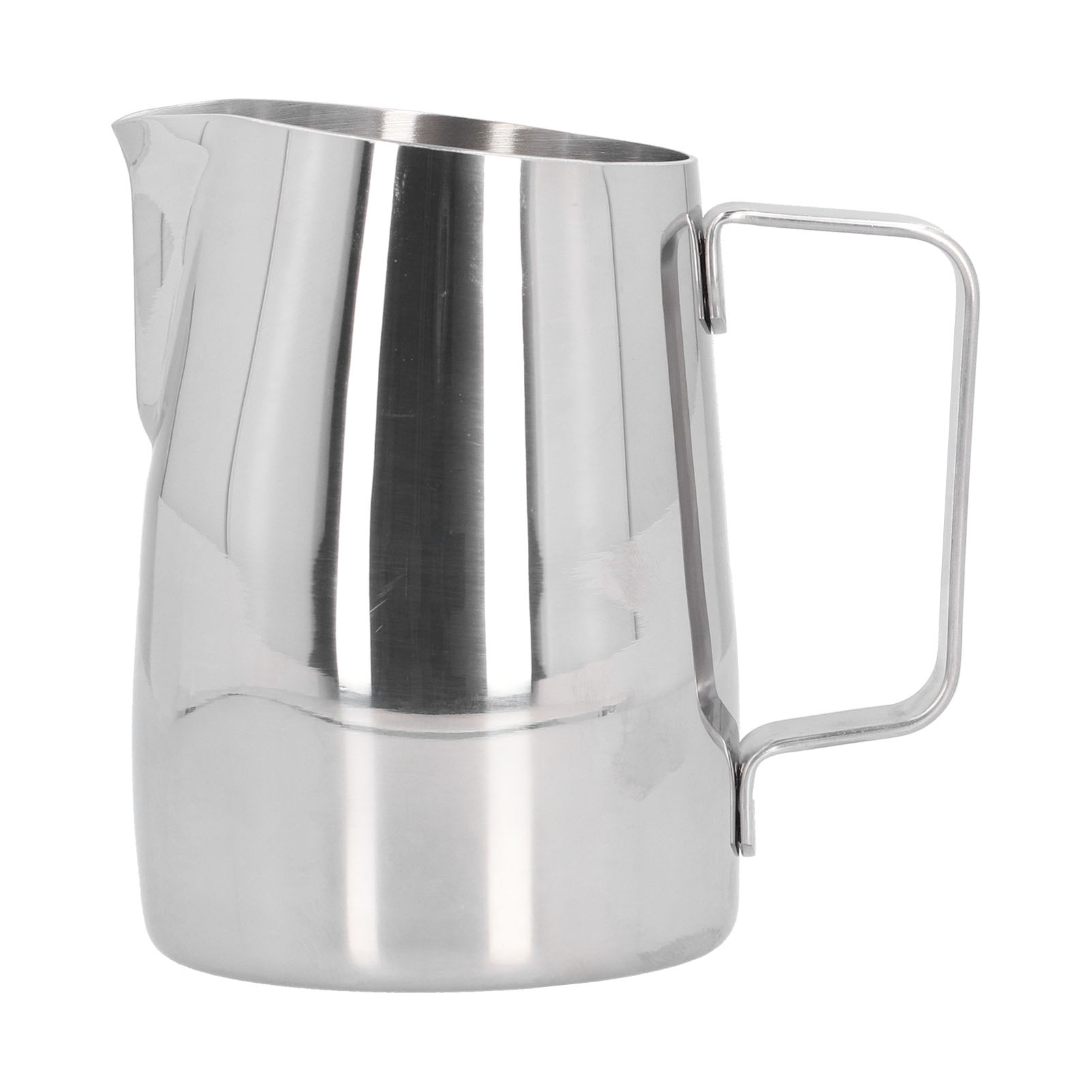 400-ml-milchkännchen Aus Edelstahl 304 Mit Abgewinkeltem Ausgießer Zum Aufschäumen Von Milch, Ideal Zum Kochen Zu Hause
