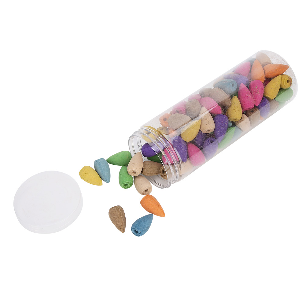 100 Rückfluss-räucherstäbchen, Raumduftmischung, Aromatherapie-kegel, 100er-packung