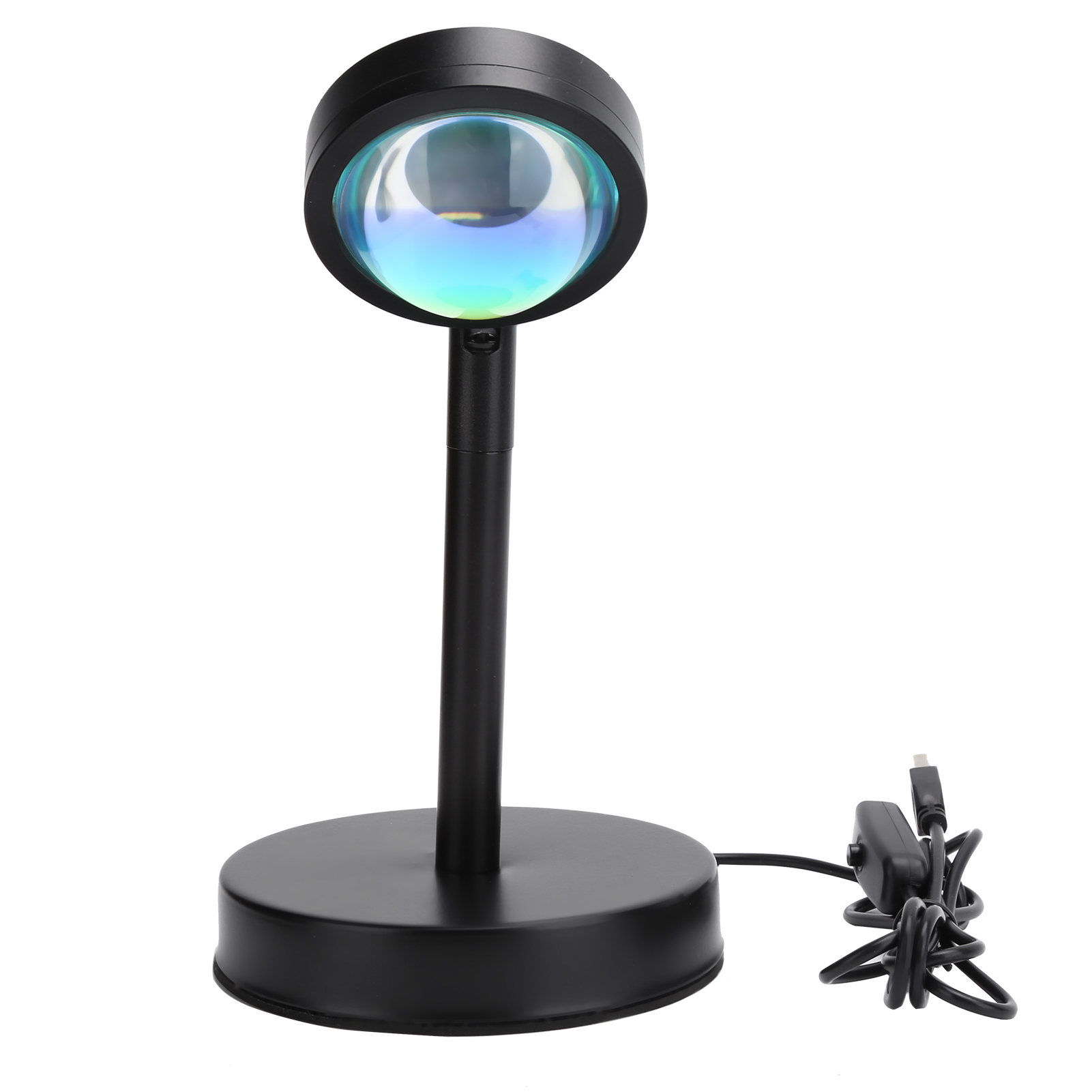 Stehlampe Mit 180° Verstellbarem Sonnenuntergangsmuster, Usb-nachtlicht