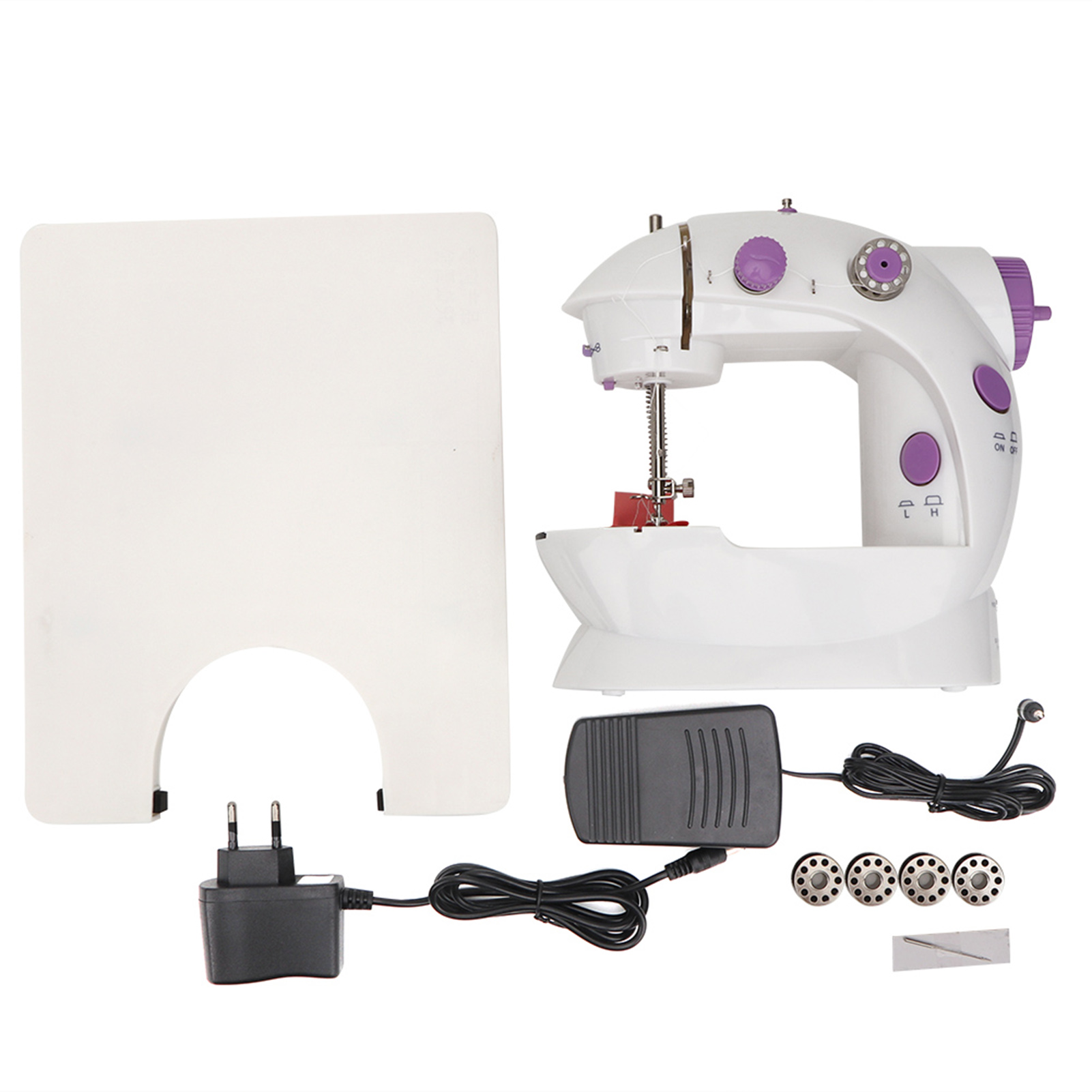 Mini-multifunktions-elektronähmaschine Für Zuhause Mit Ausziehbarem Tisch (eu-stecker 100-240 V)