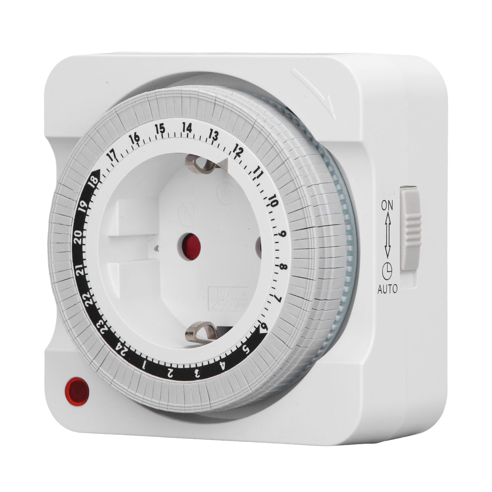 Mechanischer 24-stunden-15-minuten-timer Mit Automatischer, Programmierbarer Ladefunktion Für Elektrofahrräder, Eu-stecker 230 V