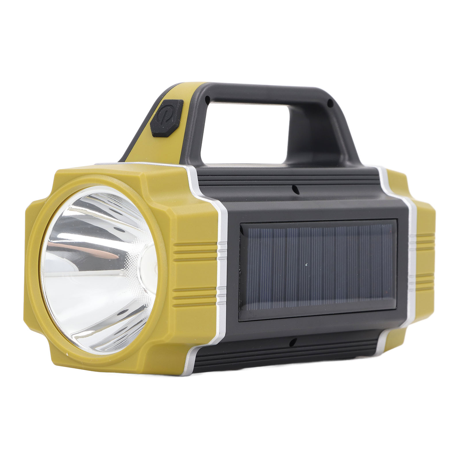 Solar-taschenlampe, Frontlampe, 6 Modi, Superhell, Wiederaufladbar, Usb, Wasserdicht, Tragbarer Suchscheinwerfer