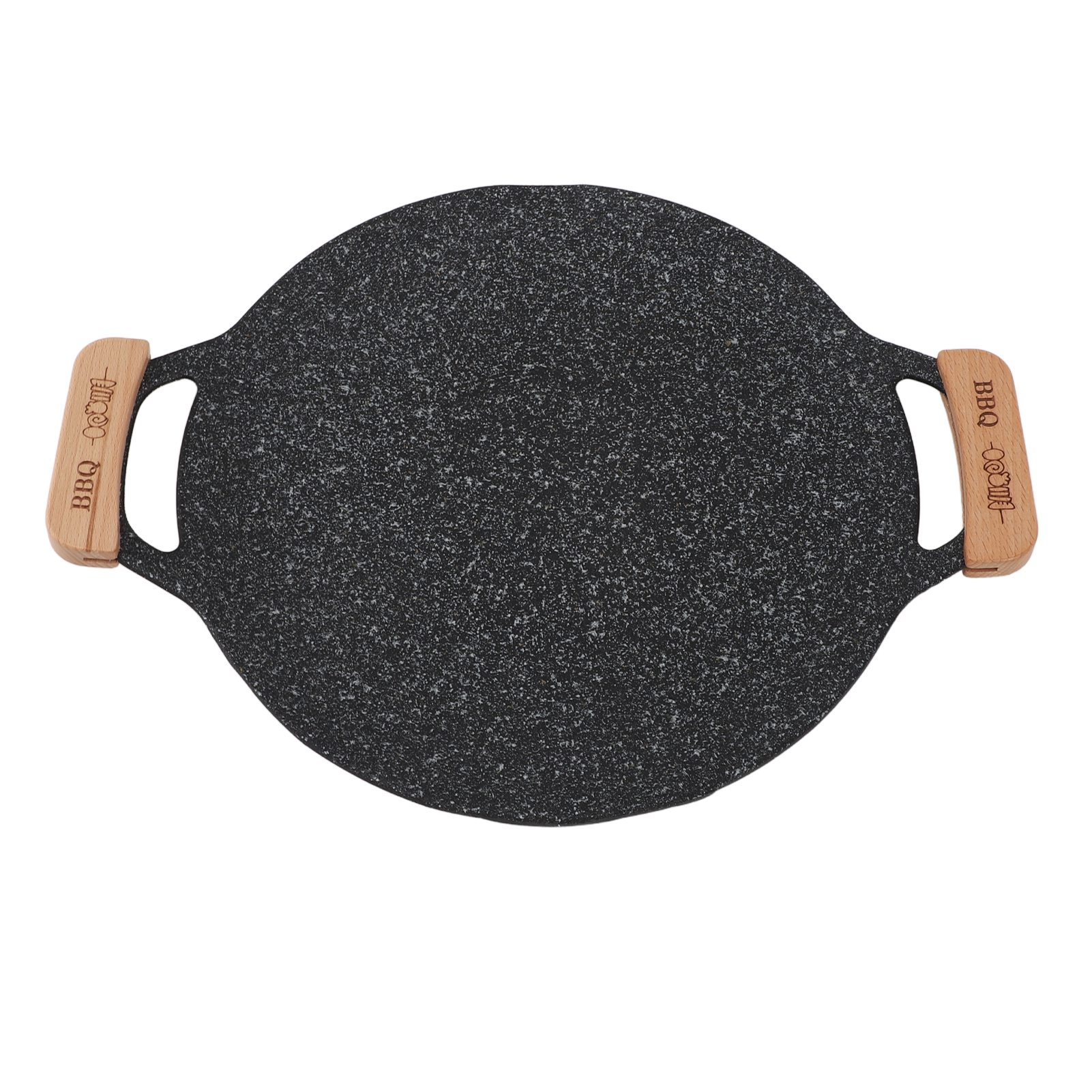 Runde, Antihaftbeschichtete Grillpfanne Aus Metall, Multifunktionale Kochplatte Für Outdoor-camping