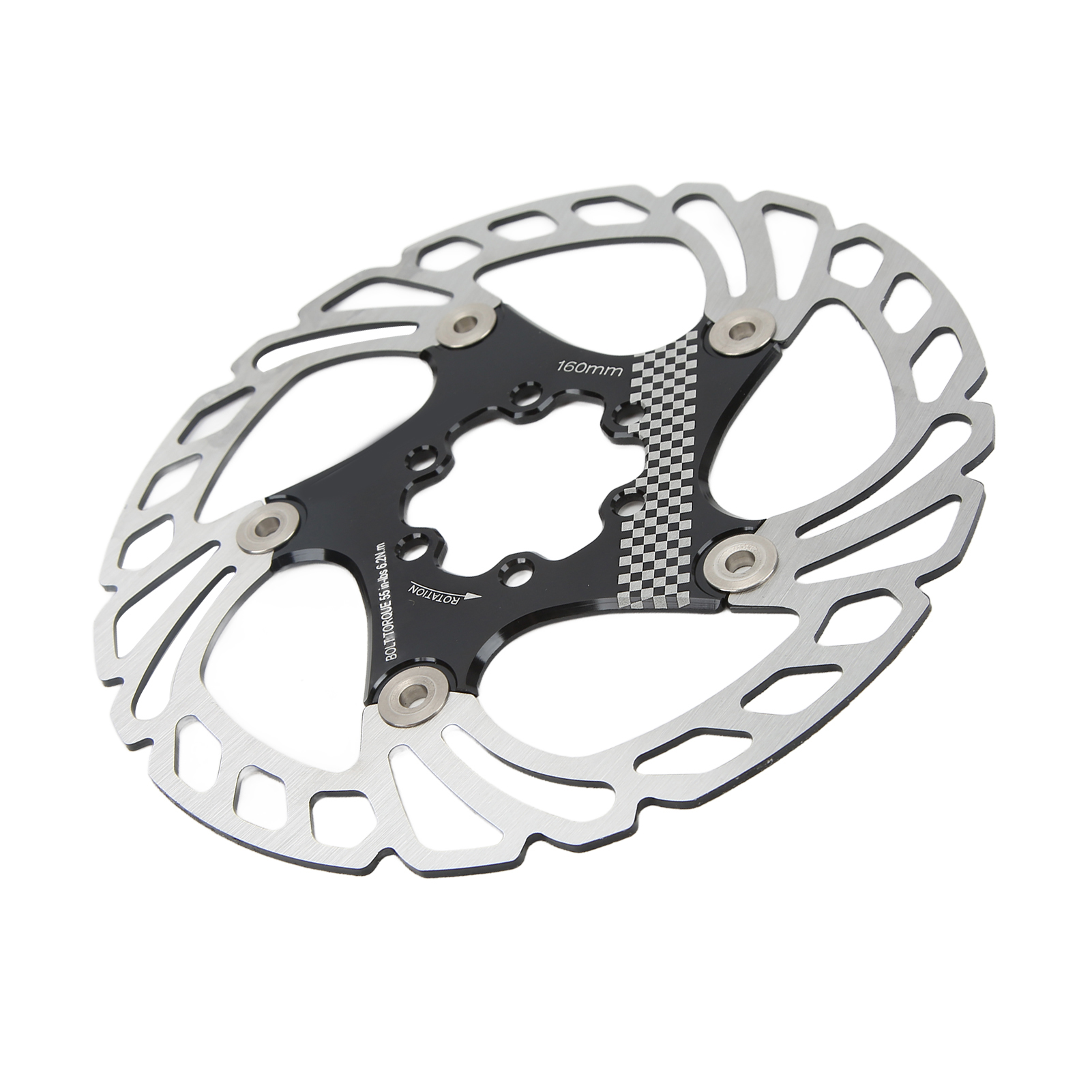 Schwimmend Gelagerte Scheibenbremse Für Fahrräder, 6-loch, Wärmeableitung, 160-mm-mountainbike-bremsscheibe