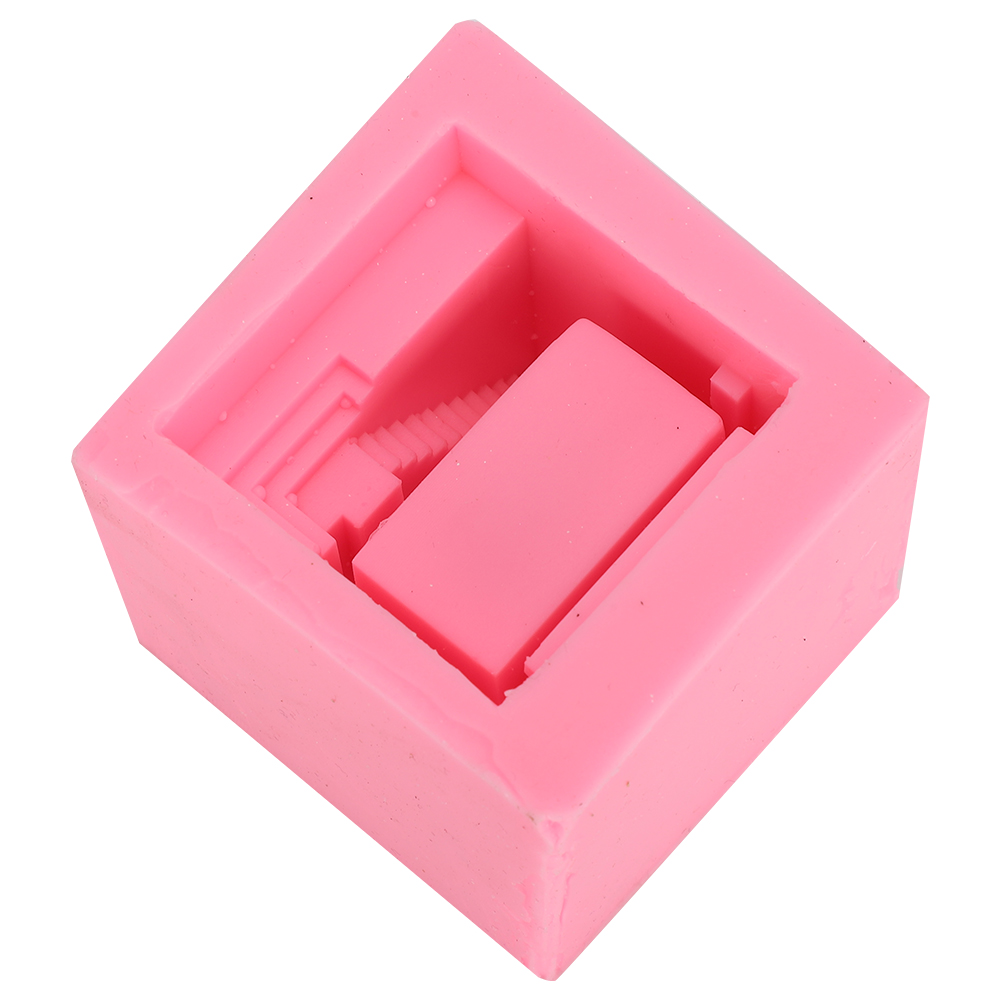 Hausförmige Silikonform Für Kuchen, Seife, Blumentöpfe, Betonguss, Diy-wohnaccessoires Bk2081