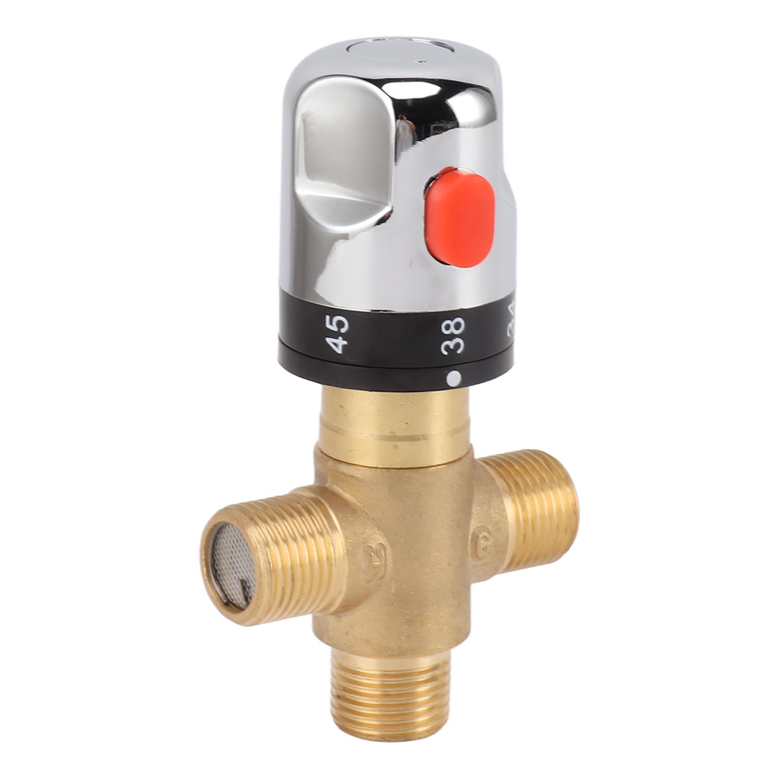 Thermostat-duscharmatur Aus Messing, Warm- Und Kaltwasserregler, Temperaturregelung Für Das Waschbecken
