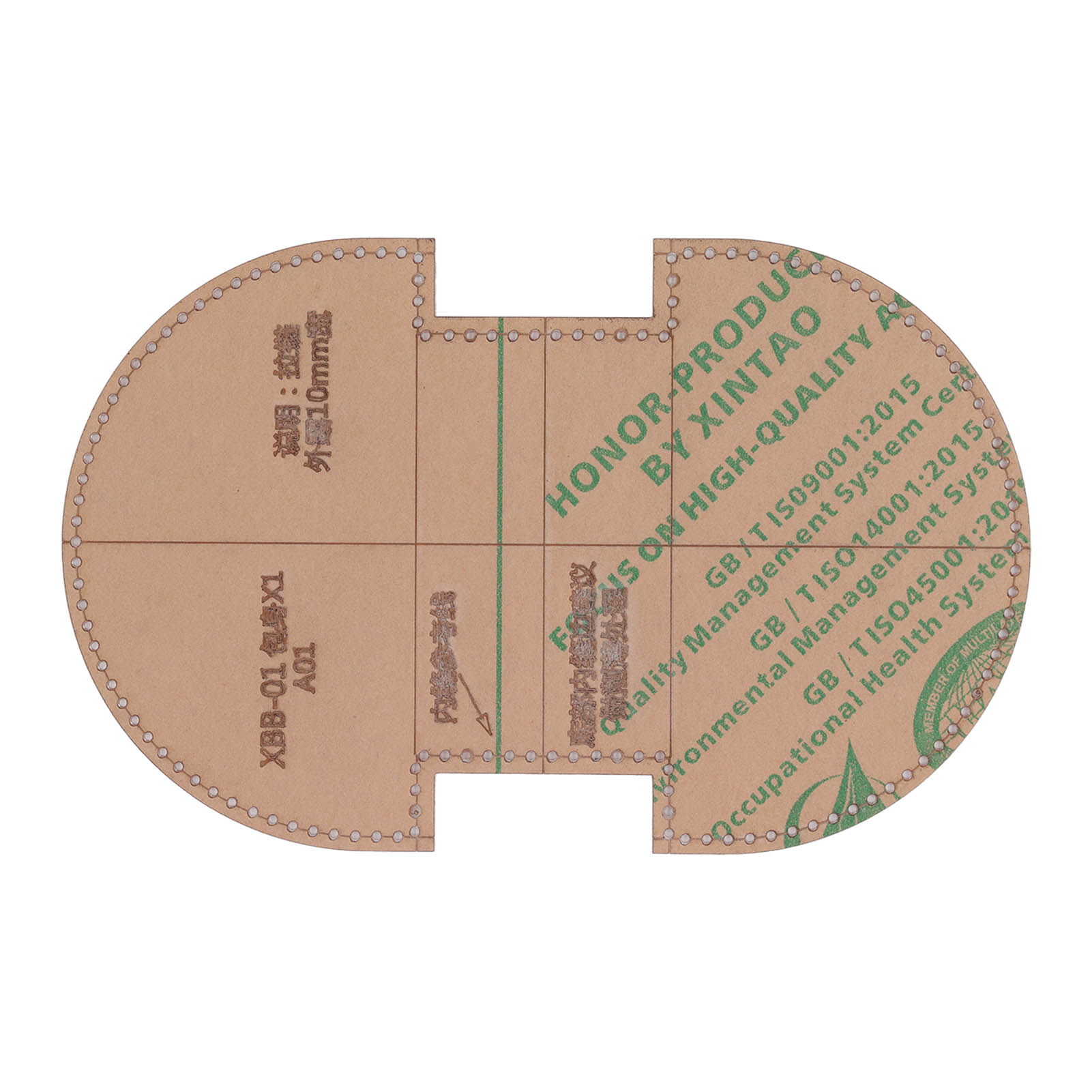 Acryl-geldbörsen-schablone, Präziser Schnitt, Transparente Vorlage Zur Herstellung Von Ledergeldbörsen