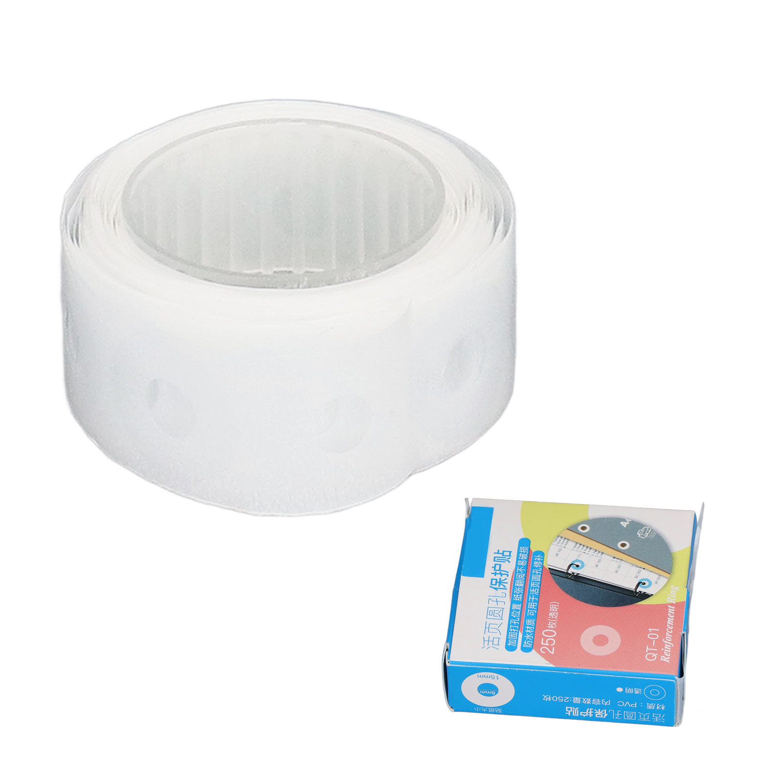 Verstärkungen Für Selbstklebende, Wasserdichte Pvc-lochstanzen Zum Selbermachen, Einfache Bedienung, Transparente Verstärkungsetiketten