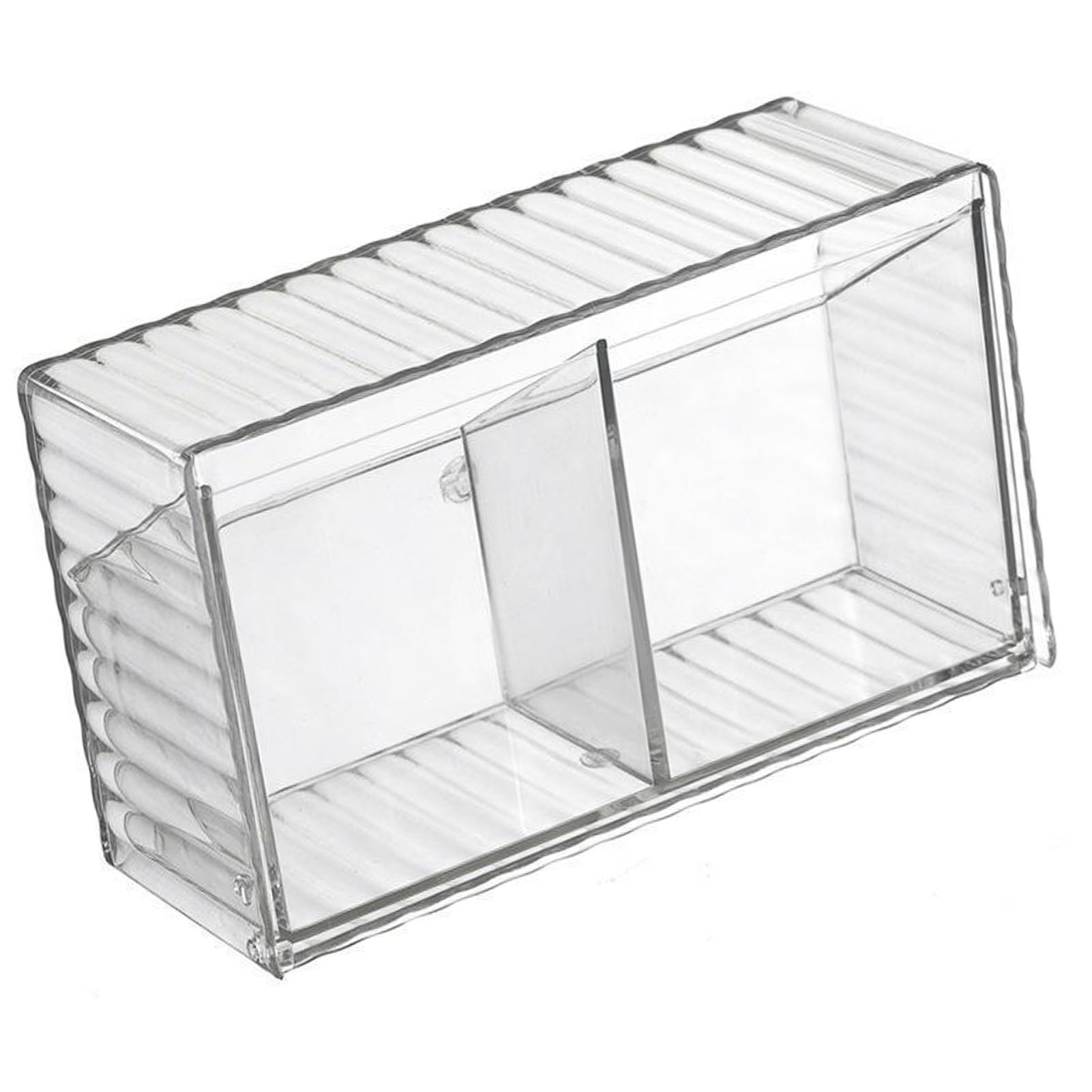 Wandmontierter Kosmetikorganizer Ohne Bohren, Aufbewahrungsbox Aus Kunststoff Mit 2 Fächern, Badezimmeraccessoires