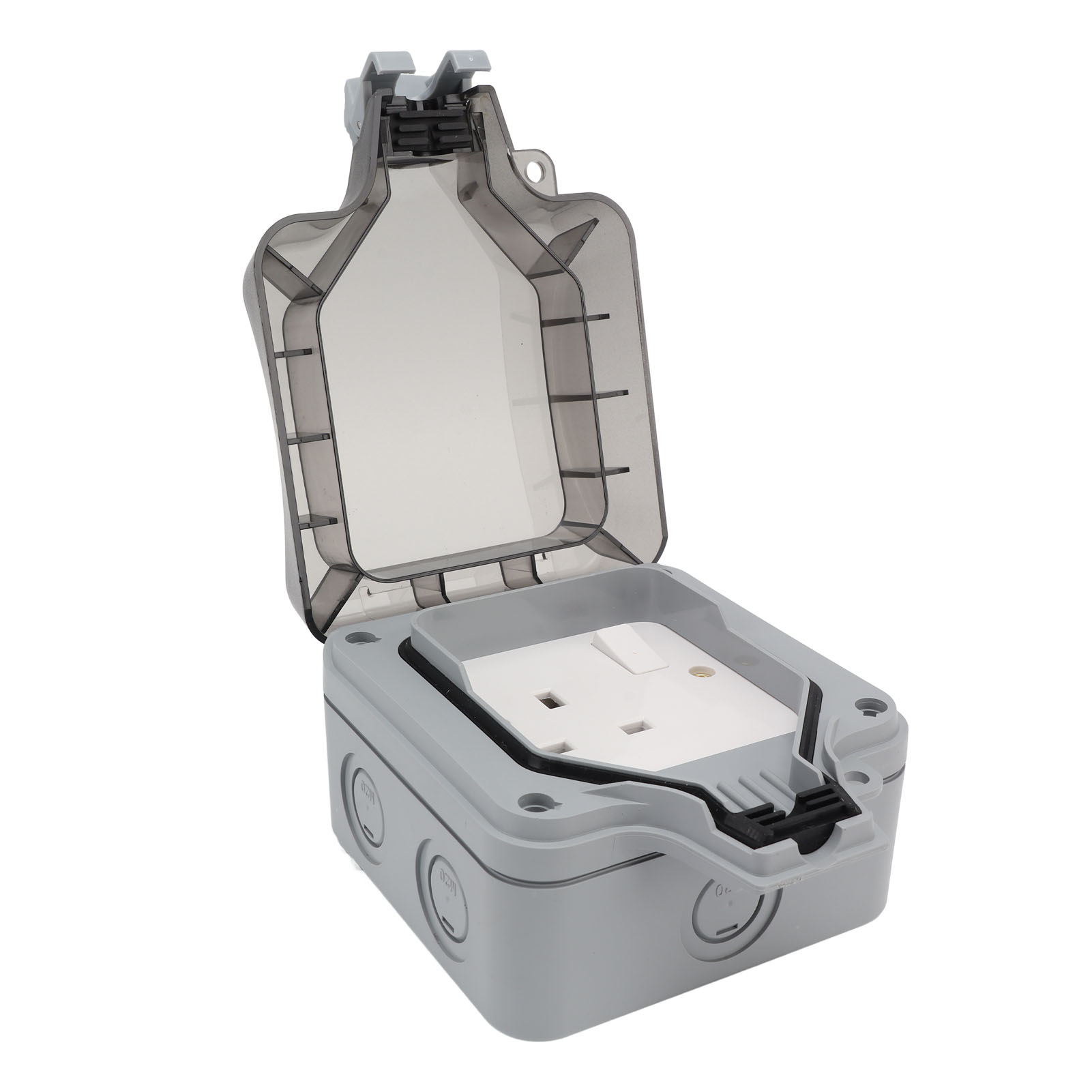 Ip66 Wasserdichte Anschlussdose Für Außensteckdose, Wandmontage, Staubdichte Ladebuchse (250 V) Für Großbritannien