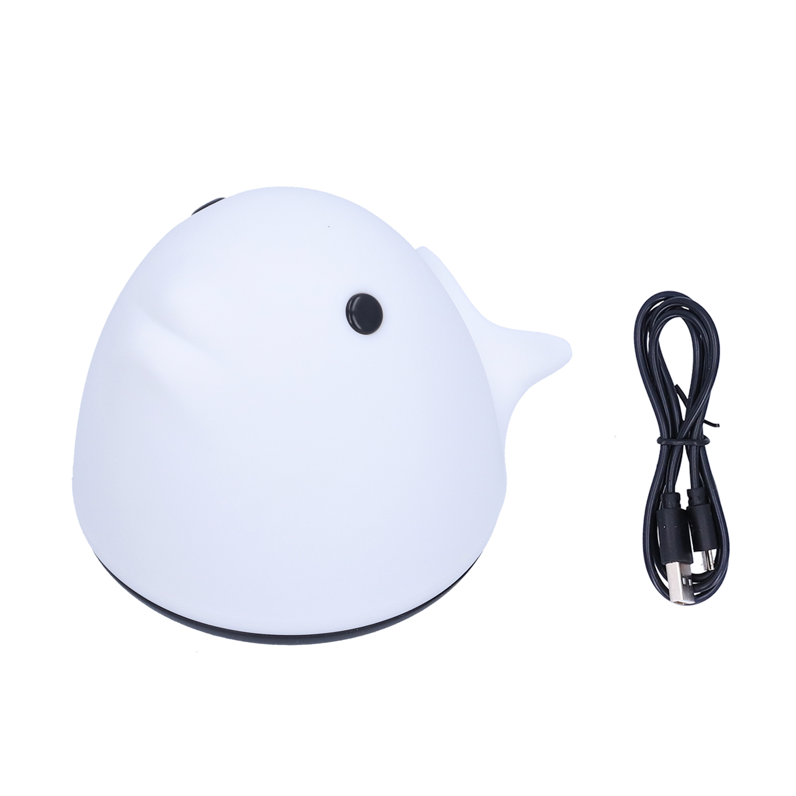 Silikon-nachtlicht Mit Usb-touchscreen, Cartoon-design Und 7 Led-farben – Kinder-nachttischlampe