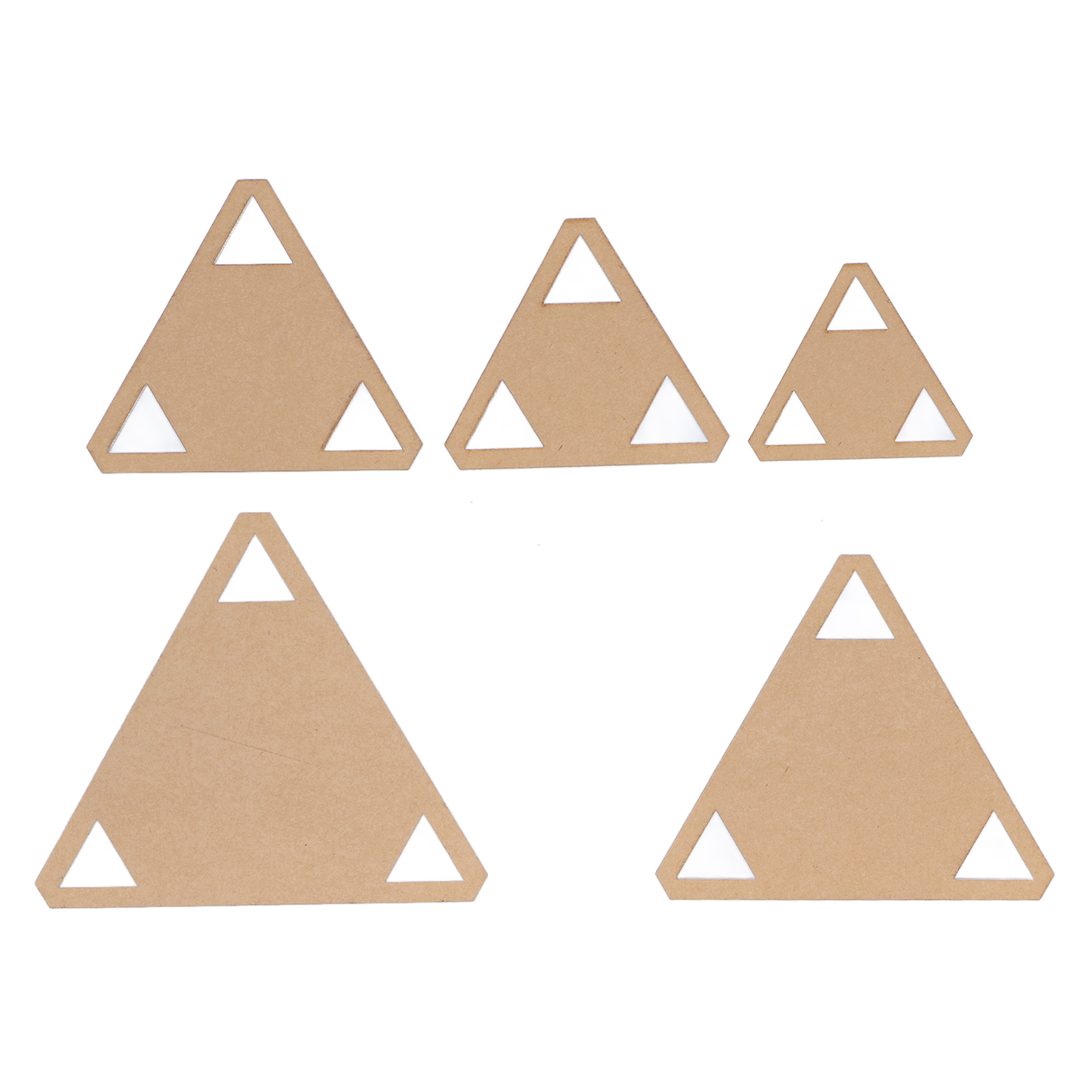 Wiederverwendbare Geometrische Dreieckige Acryl-schablonenbögen