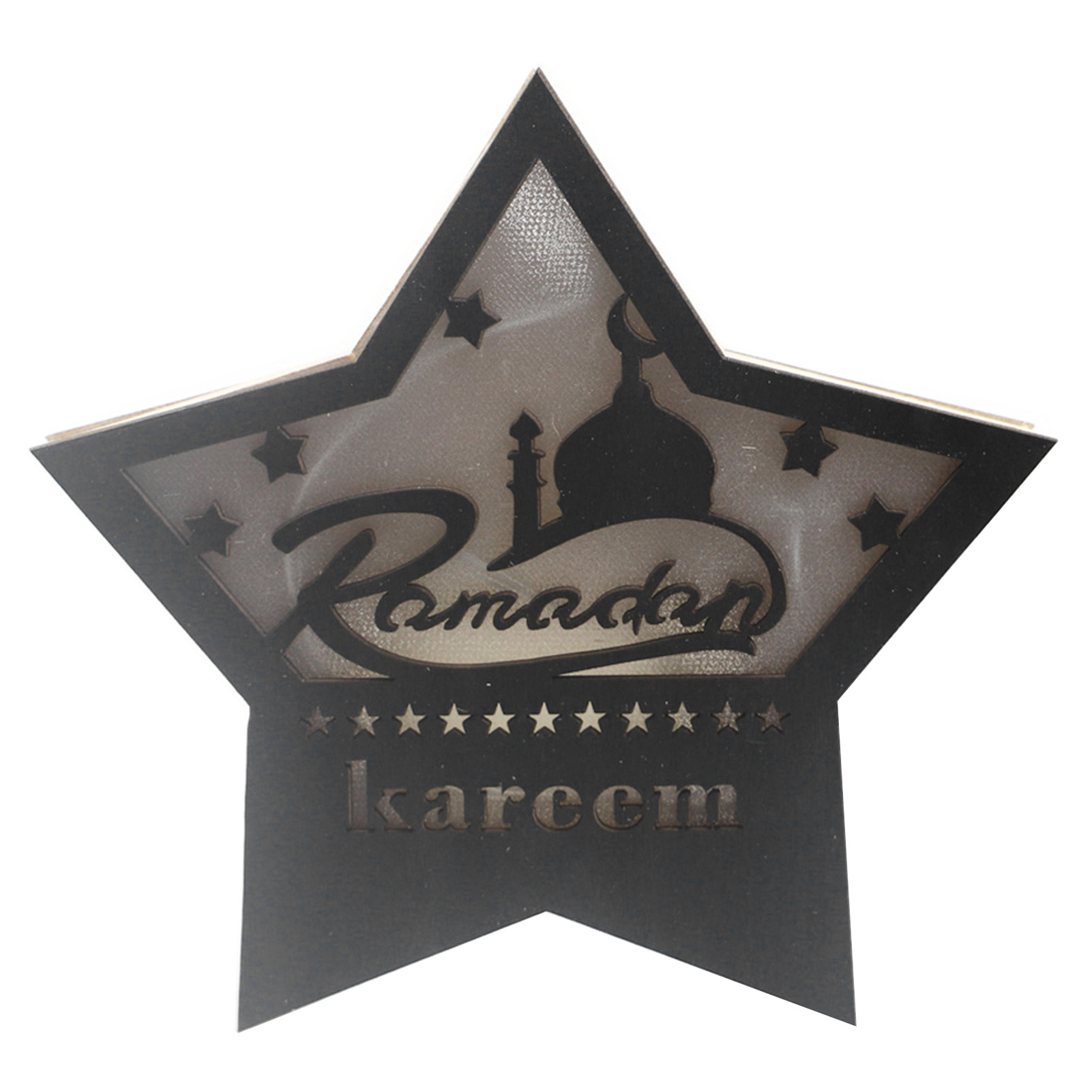 Tragbare Led-buchsbaum-halbmondlampe – Ramadan- Und Eid-lichtdekoration Für Gartenpartys