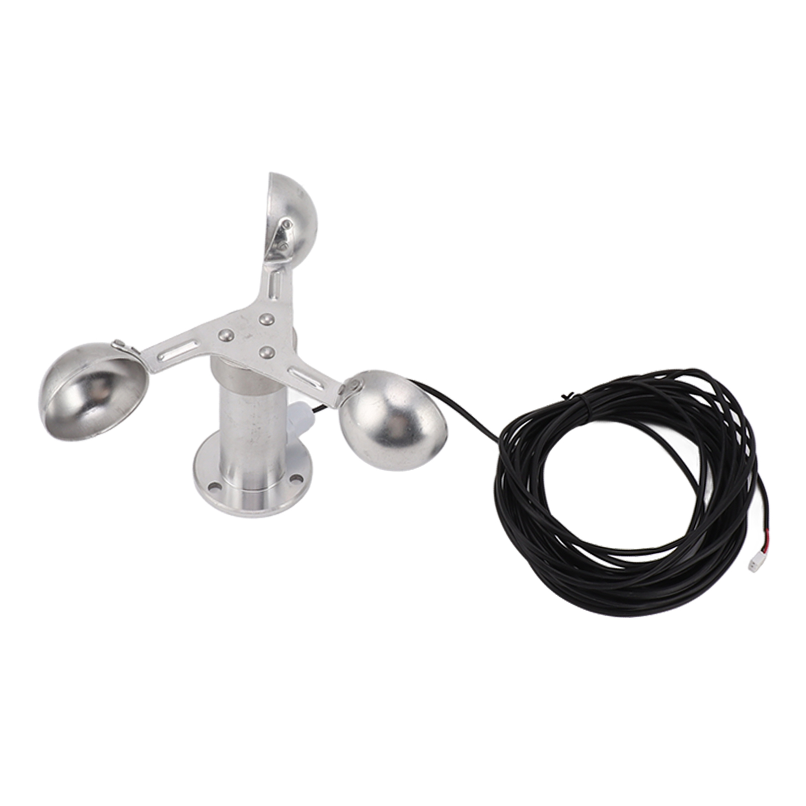 3-teiliger Anemometersensor Aus Aluminiumlegierung, Windgeschwindigkeitsmessung 0-3,8 V