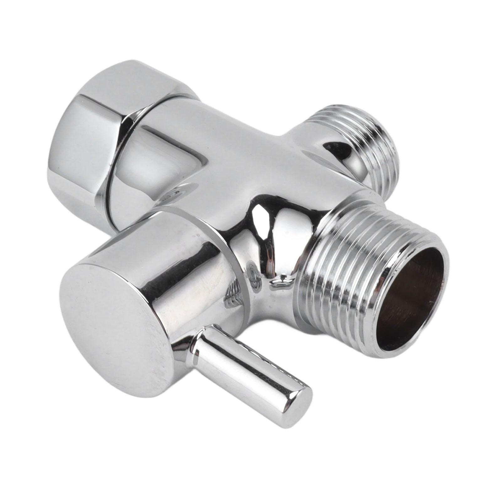 3-wege-umstellventil Aus Messing Für Duscharme, Dusch-t-stück-adapter Mit Wasserabscheider, 7/8-zoll-auslass Und 1/2-zoll-einlass