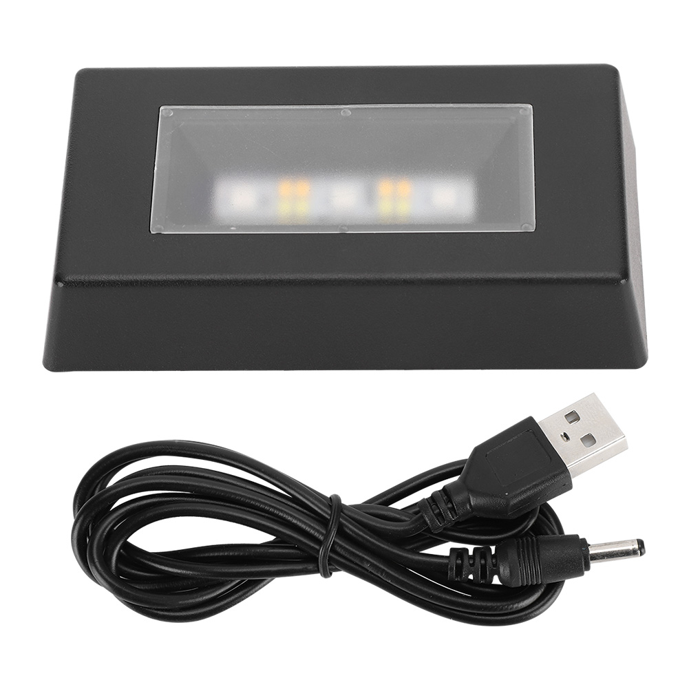 Farbwechselnder Led-leuchtsockel Mit Usb-kabel Für 3d-kristallfiguren Und Schmuck