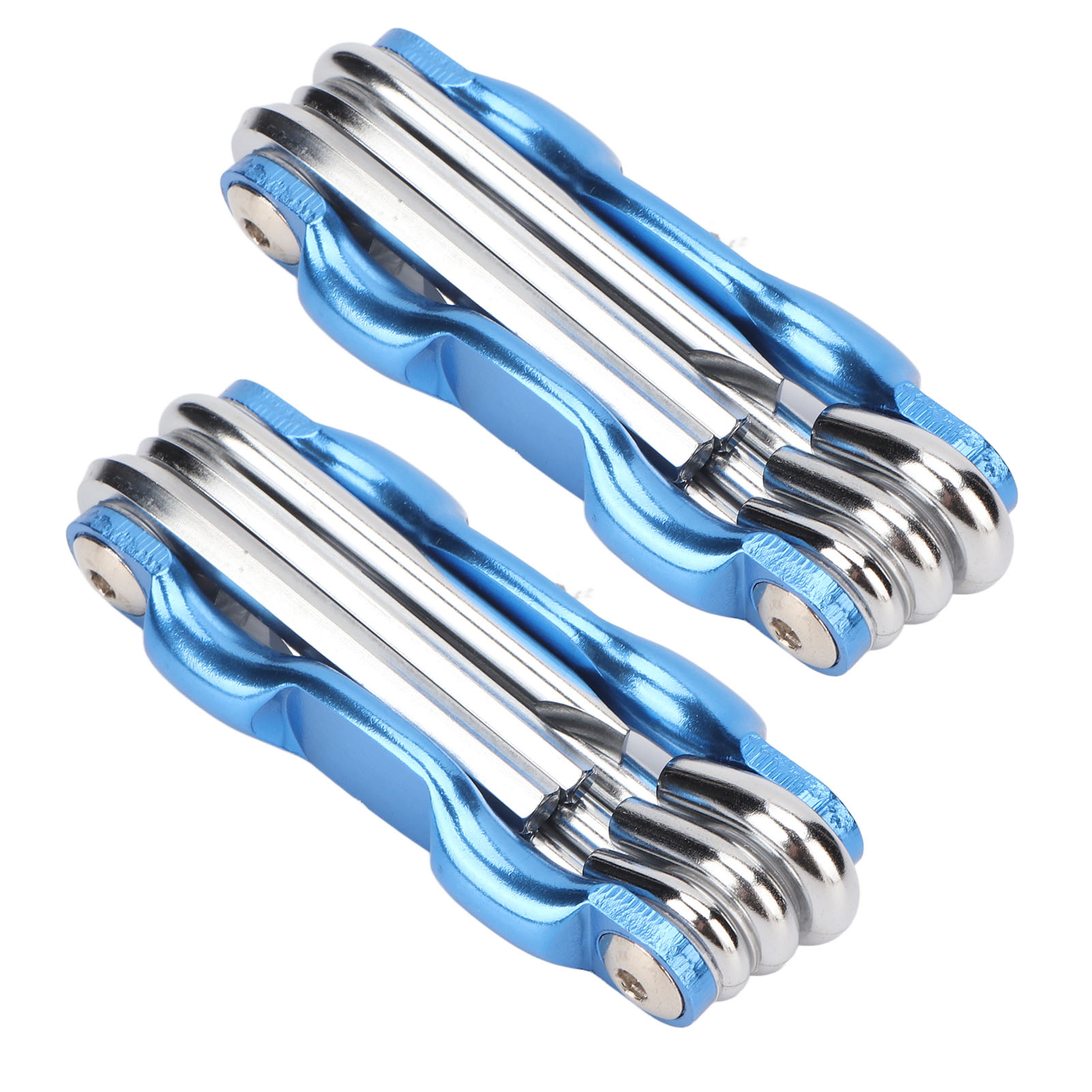 Set Mit 2 Ergonomischen Klappschraubendrehern, Robuster Griff Aus Kohlenstoffstahl, Flexibel, Für Reparaturen Im Haushalt