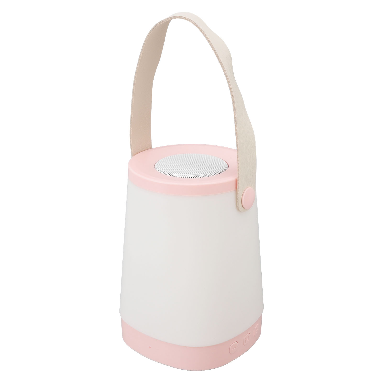 Bluetooth-lautsprecher-laterne Hifi, Wiederaufladbar, Radio, Led-funktion, Ambientebeleuchtung, Rosa Griff