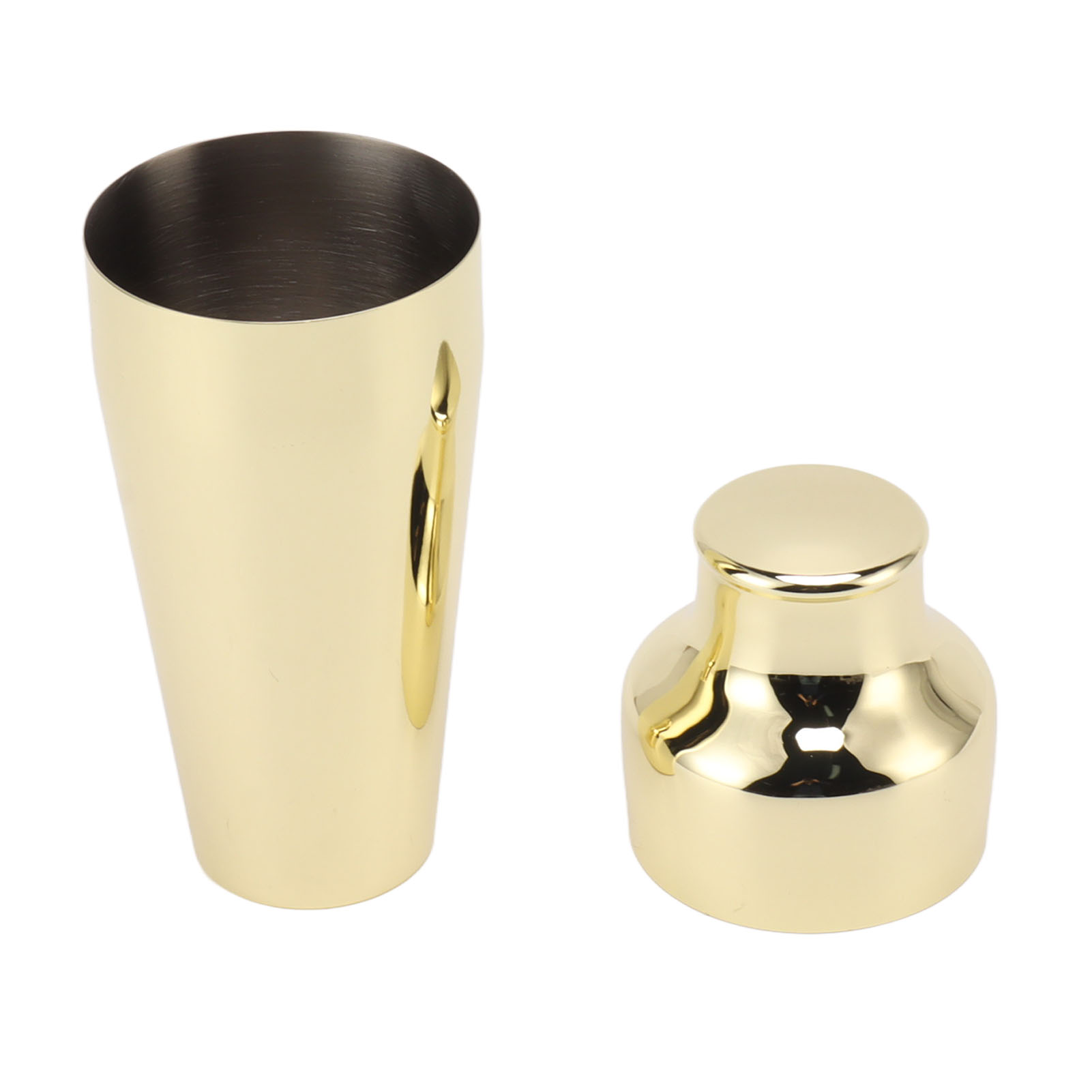 Cocktailshaker Aus Edelstahl 304 Im Französischen Stil, Luxuriös, Goldfarben, Für Mixgetränke