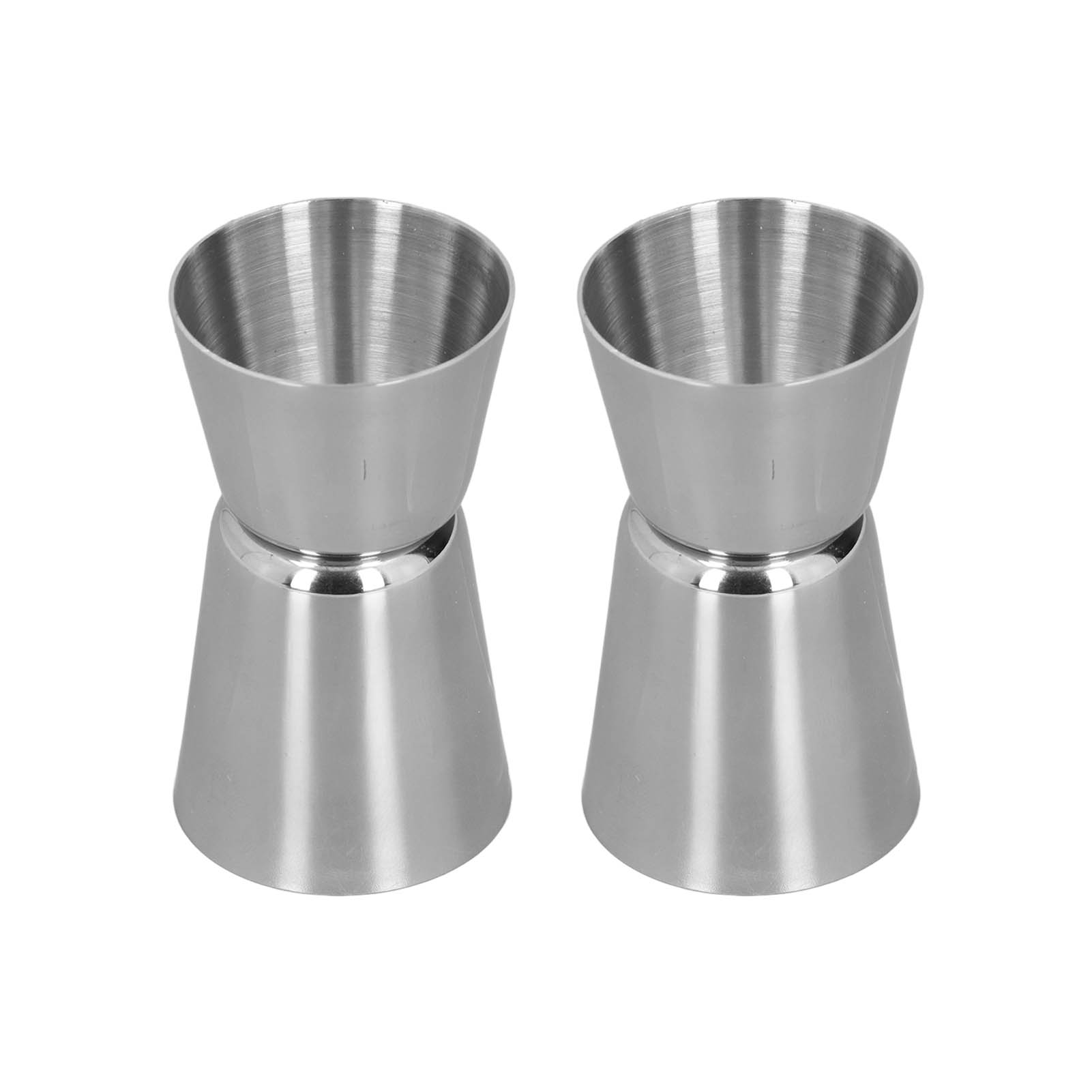 Doppelkopf-cocktailshaker, Geradliniges Design, Klassischer Stil, Edelstahl, Getränkeshaker