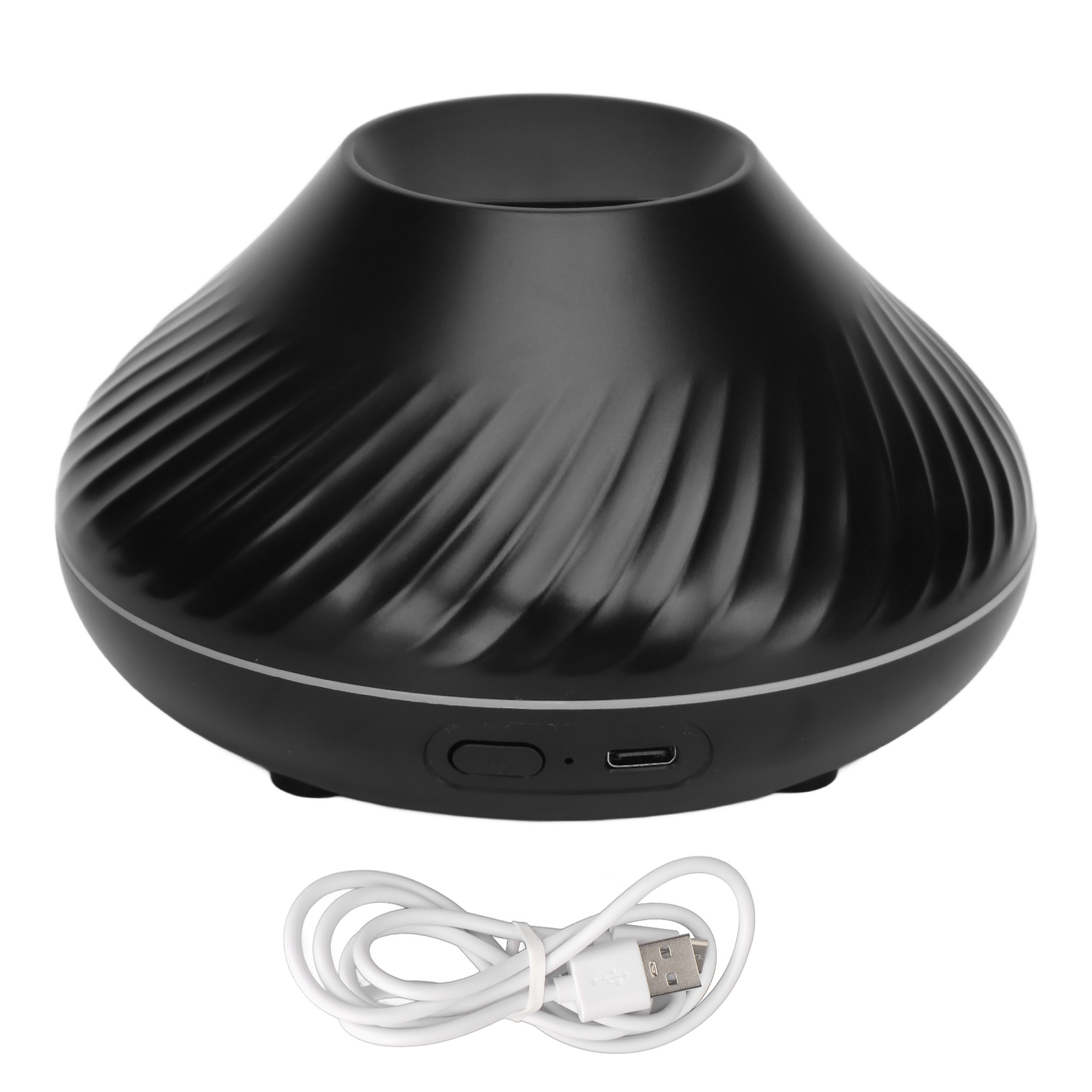 130-ml-usb-aroma-diffusor, Mehrfarbiger, Rutschfester Sockel, Automatische Abschaltung, Tisch-luftbefeuchter Für Zuhause Und Büro, Kaffee, Schwarz