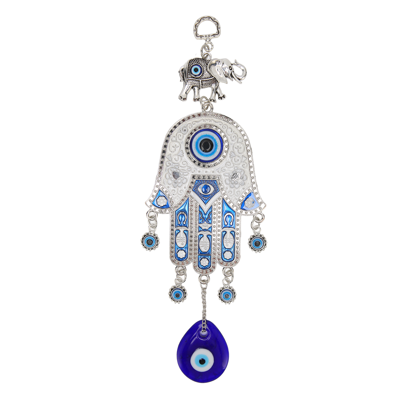 Glücksbringer Mit Blauem Auge, Anhänger Für Den Auto-rückspiegel, Wanddekoration, Tür- Oder Fluranhänger, Handamulett, Stilvolles Autoaccessoire