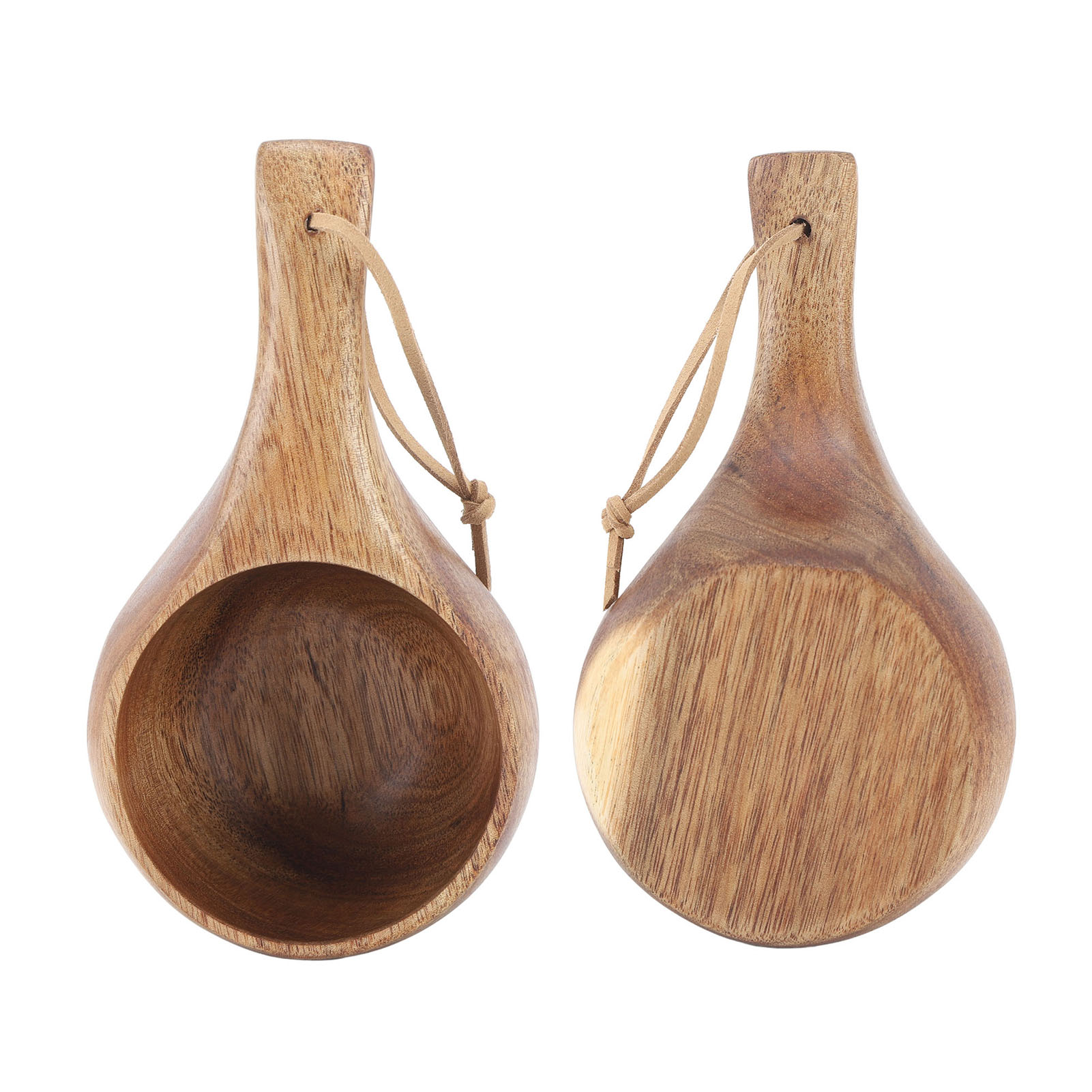 Umweltfreundlicher, Tragbarer, Isolierter Kaffeebecher Aus Holz Mit Komfortablem Griff Und Schlankem Henkel Für Den Gebrauch Zu Hause.