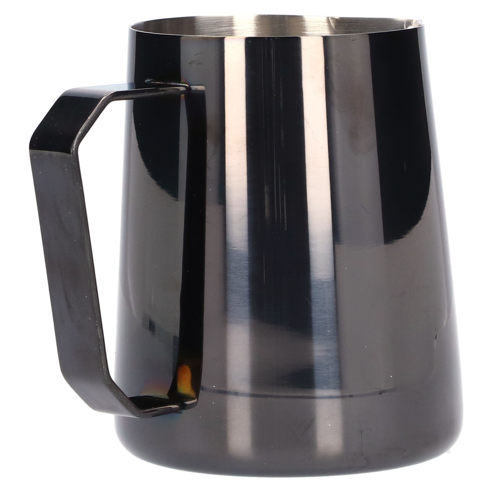 600-ml-kaffeekanne Aus Edelstahl, Milchbecher, Dampfkännchen Mit Spitzem Ausguss, Unbeschriftet