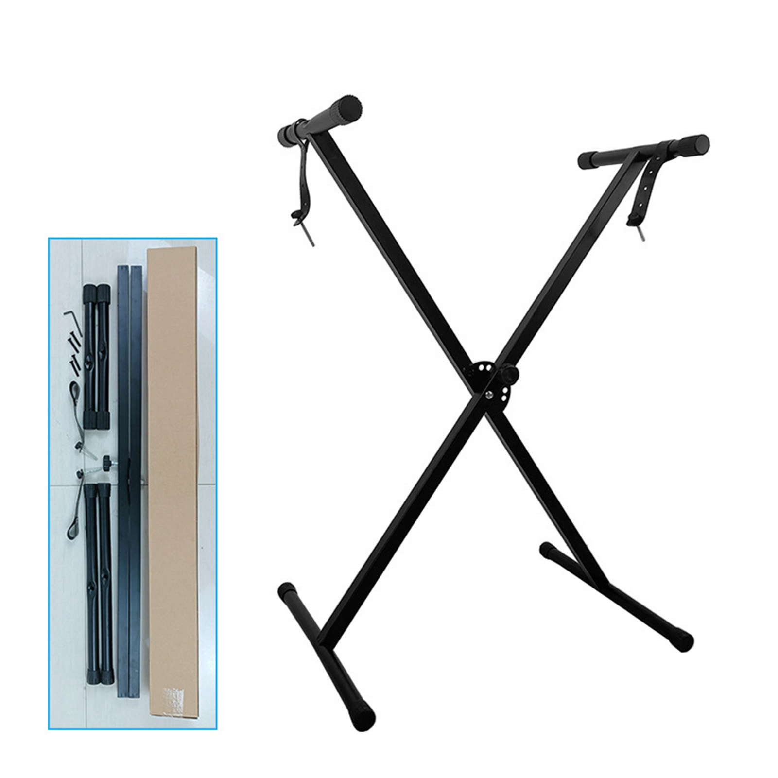 Zusammenklappbarer X-ständer Für Klaviertastatur, 7 Verstellbare Stufen, Ständer Für Zither-malrahmen