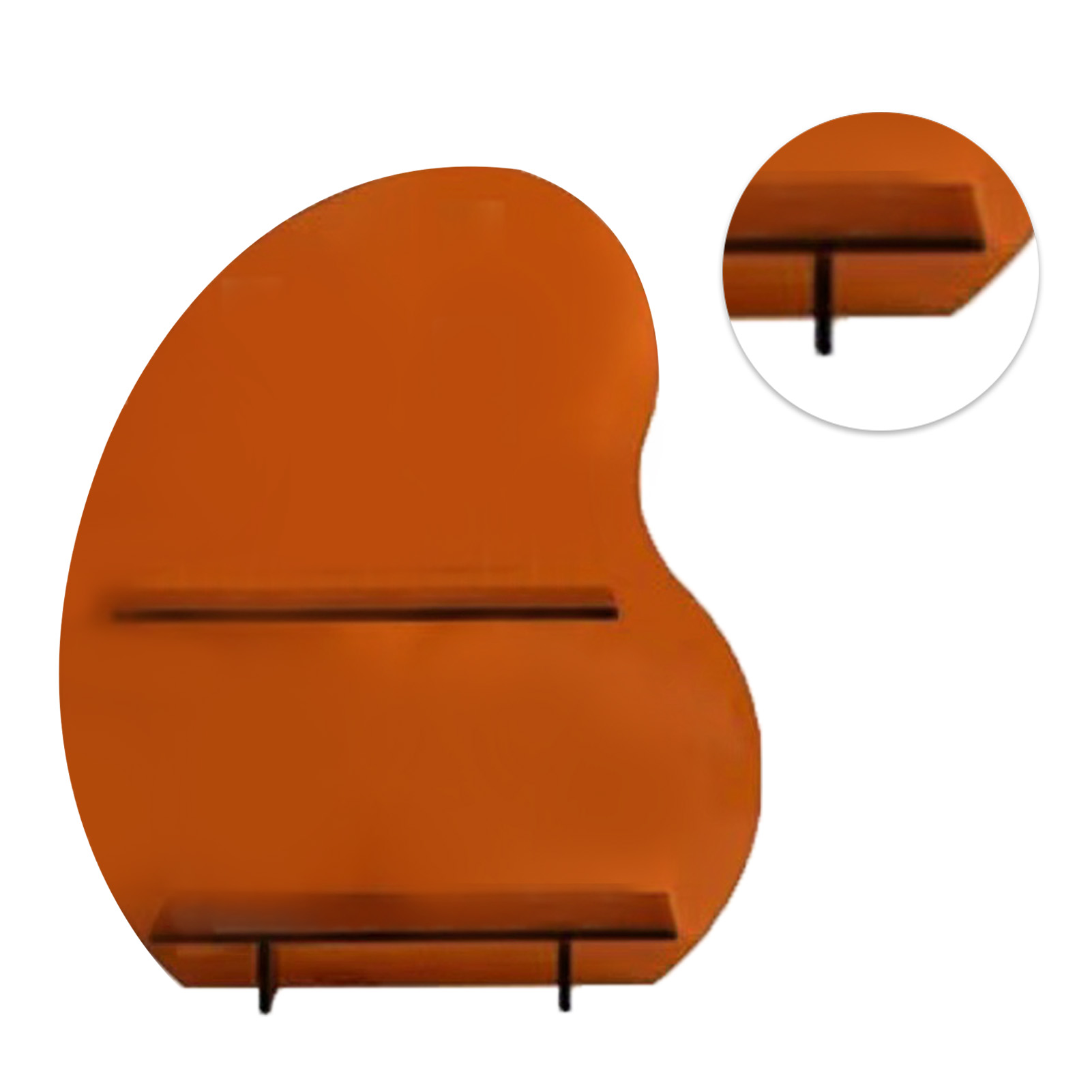 Kosmetikregal, Make-up-organizer Für Badezimmer, Schlafzimmer, Ankleidezimmer, Büro, Bernstein